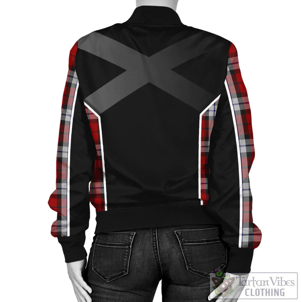 Brodie Dress Tartan Bomber Jacket with Family Crest and Scottish Thistle Vibes Sport Style