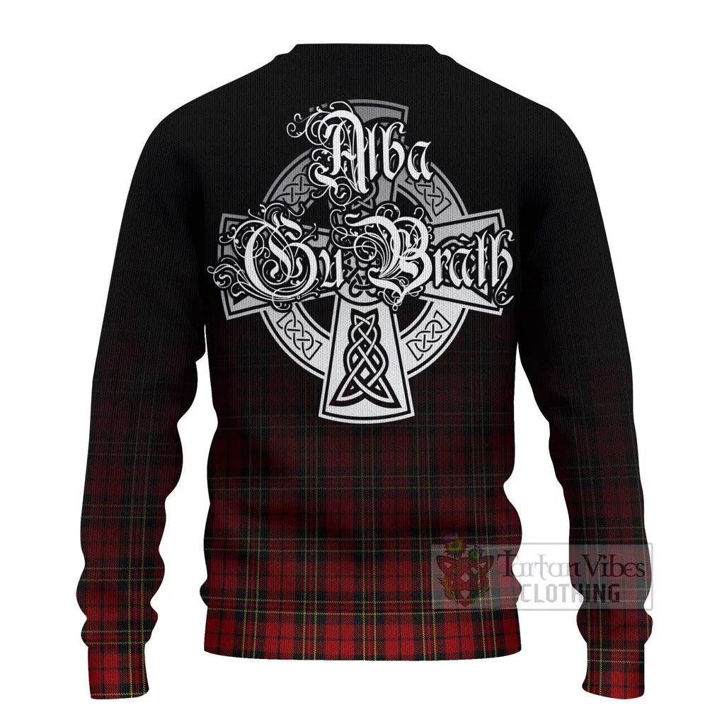 Brodie Tartan Ugly Sweater Featuring Alba Gu Brath Family Crest Celtic Inspired