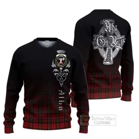 Brodie Tartan Ugly Sweater Featuring Alba Gu Brath Family Crest Celtic Inspired