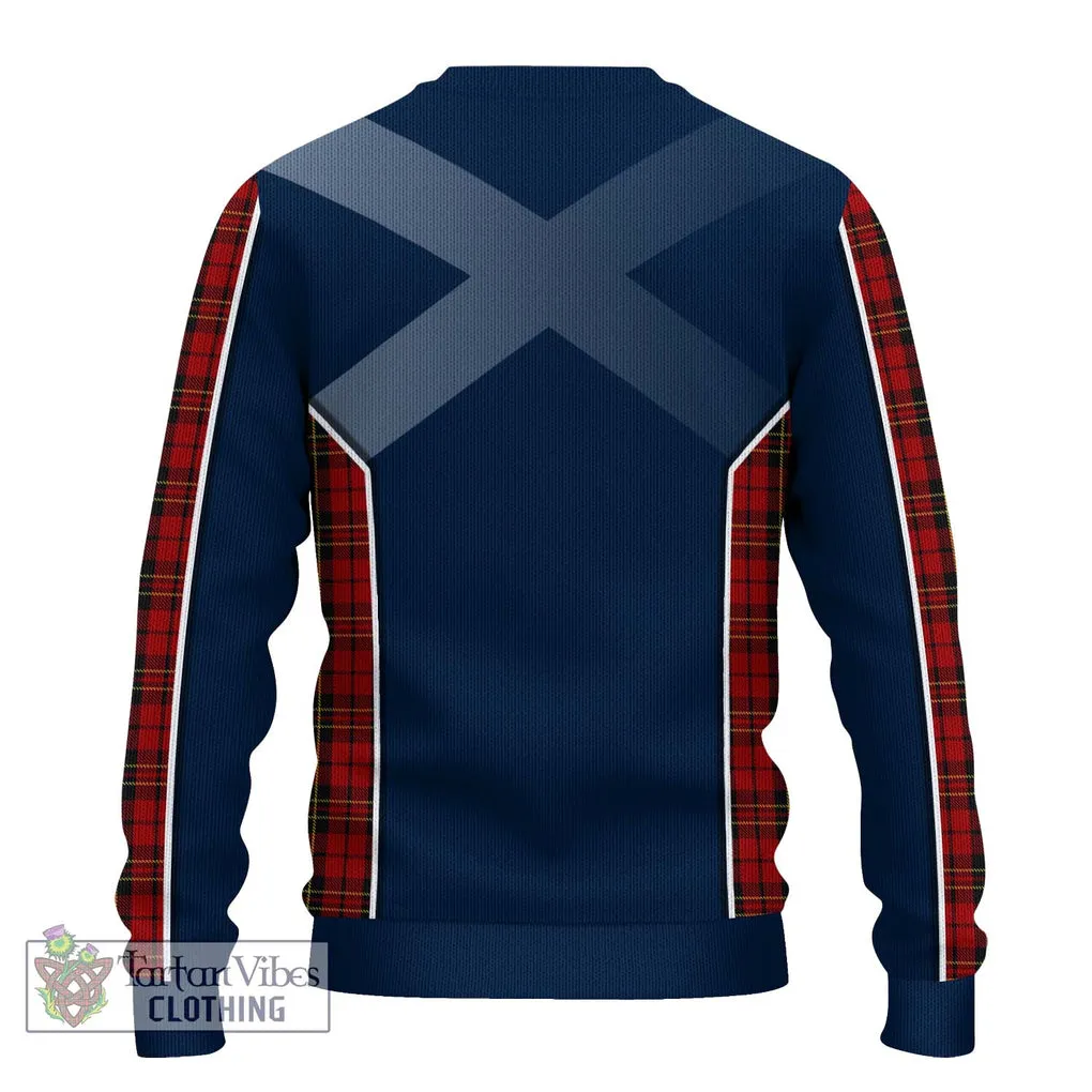 Brodie Tartan Ugly Sweater with Family Crest and Lion Rampant Vibes Sport Style