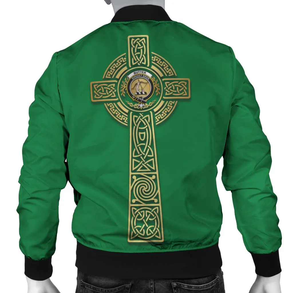 Butter Clan Bomber Jacket with Golden Celtic Tree Of Life