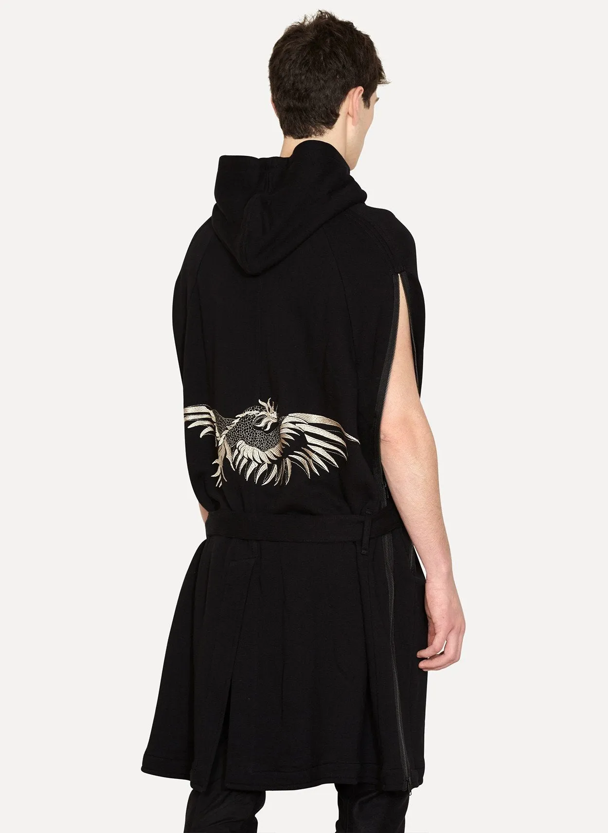 Cape Rodger Black Embroidery