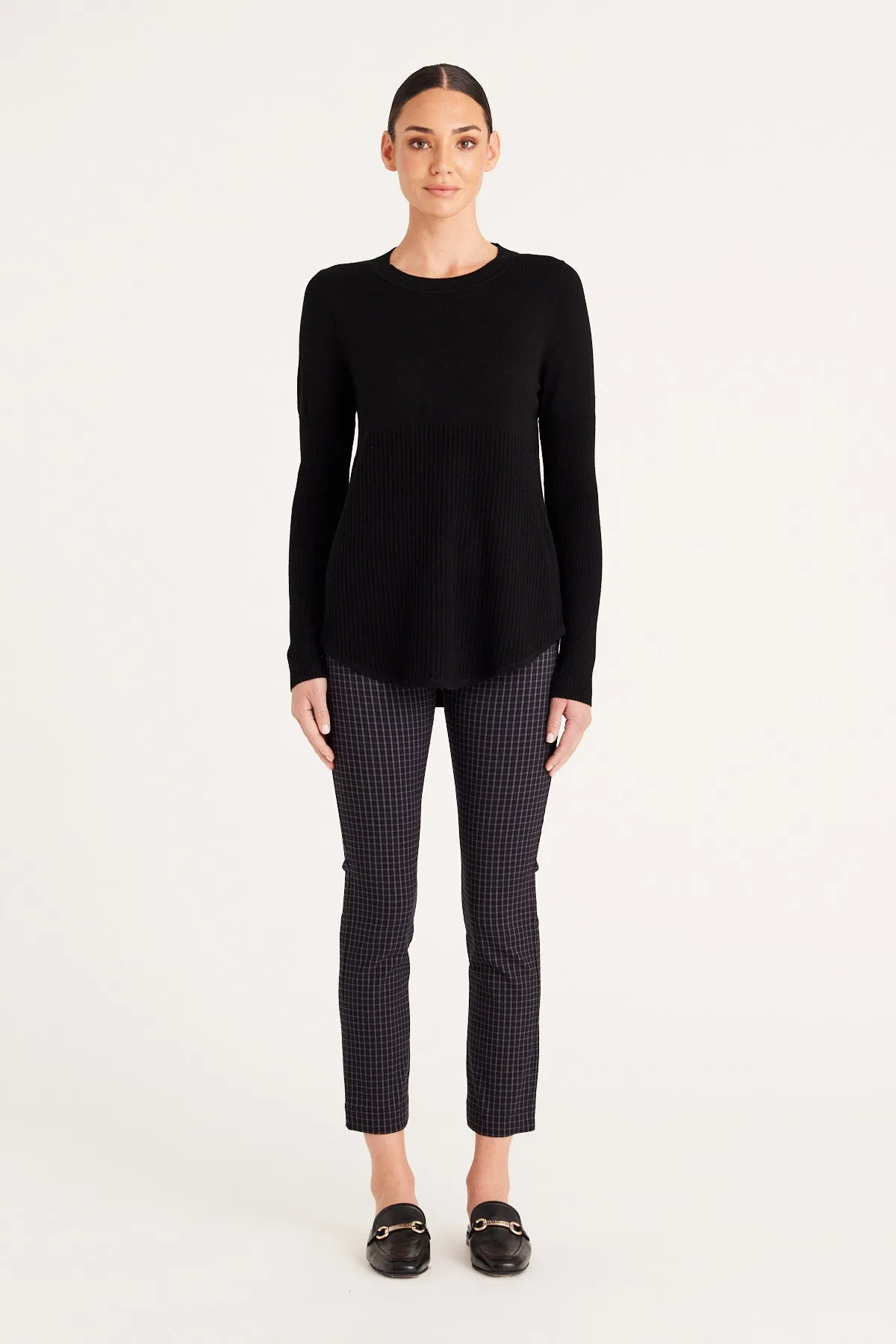 Cara Merino Jumper - Black