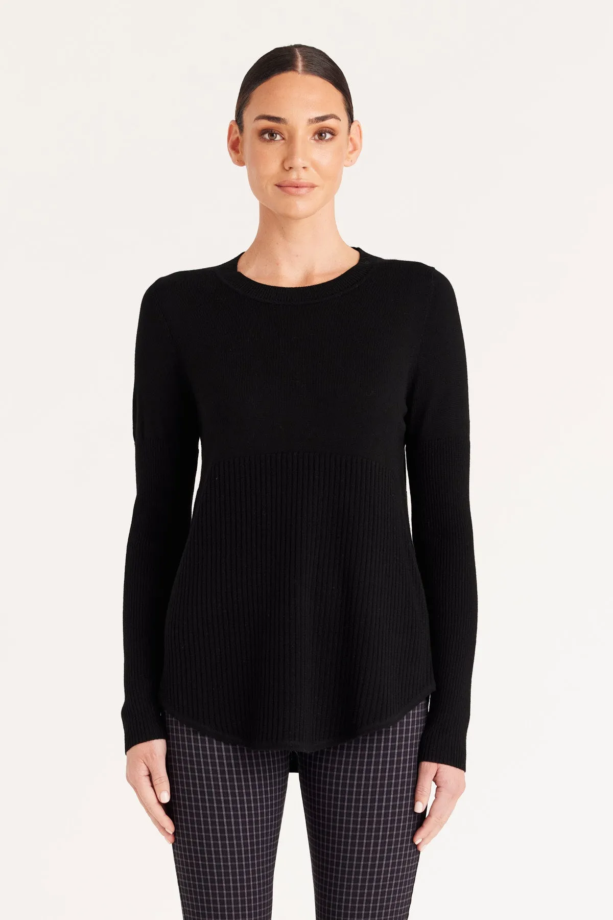 Cara Merino Jumper - Black