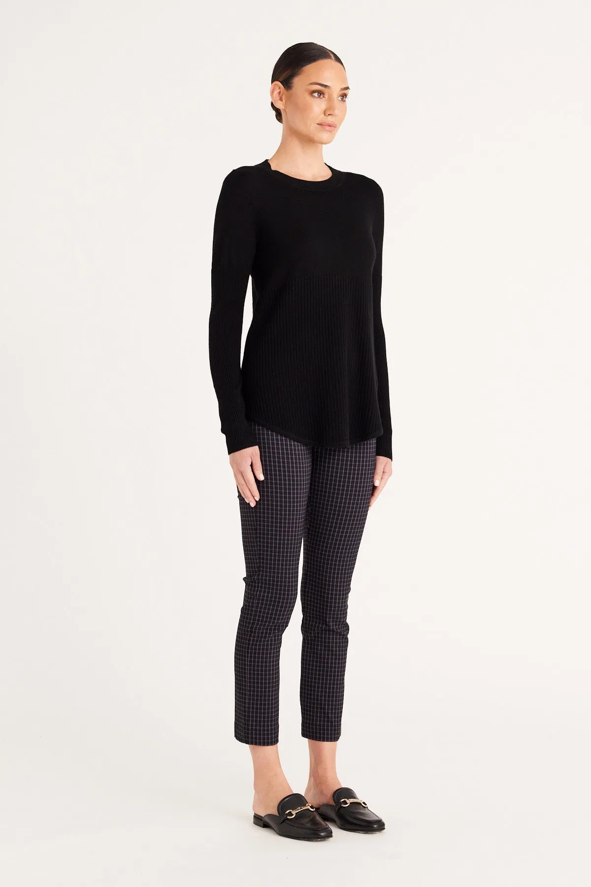 Cara Merino Jumper - Black