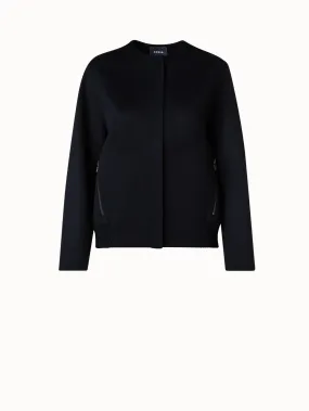 Cashmere Double-Face Bomber Jacket