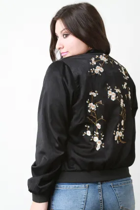 Cherry Blossom Bomber Jacket