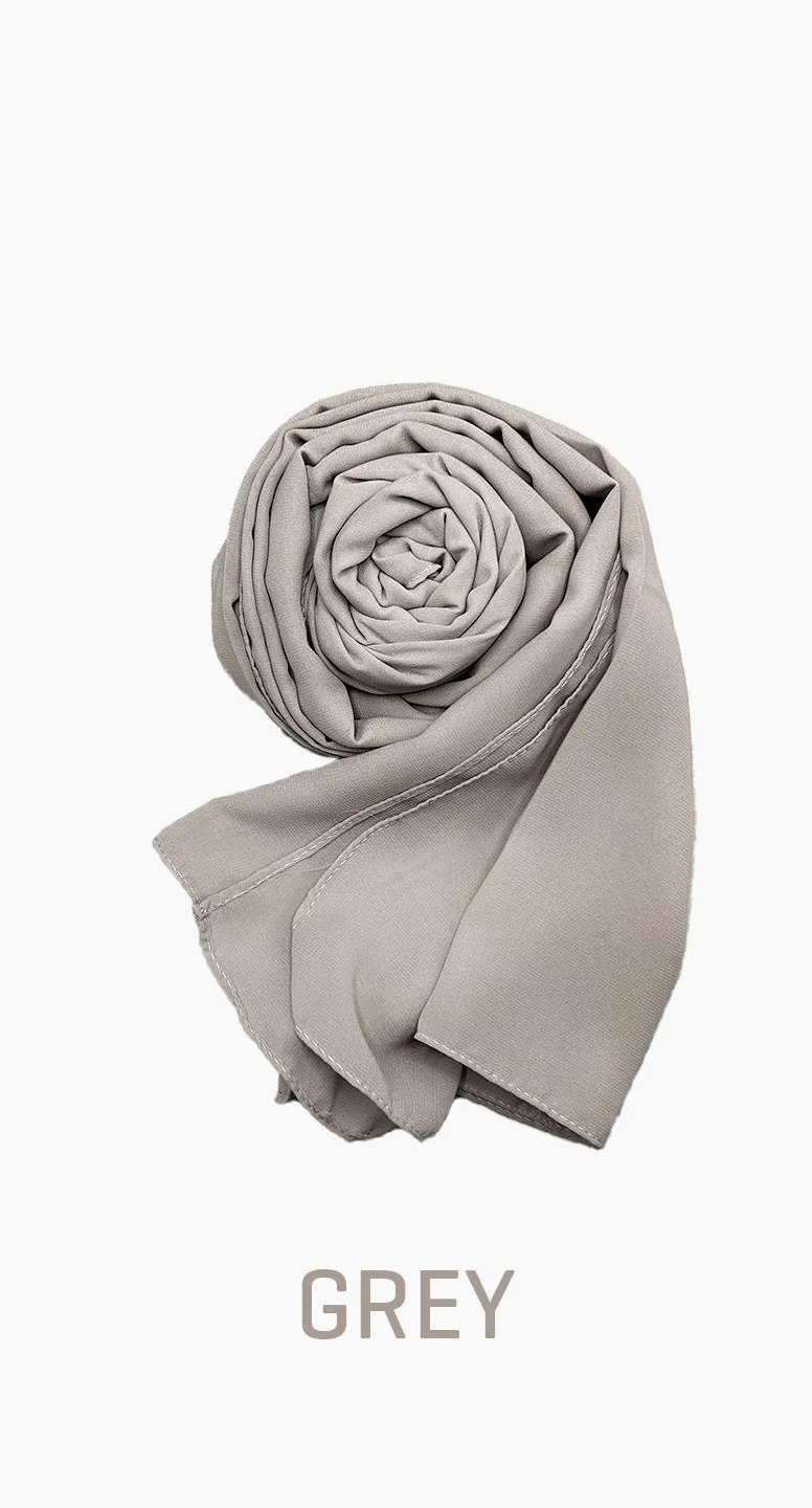 Chiffon Square satin scarf - amiiraa