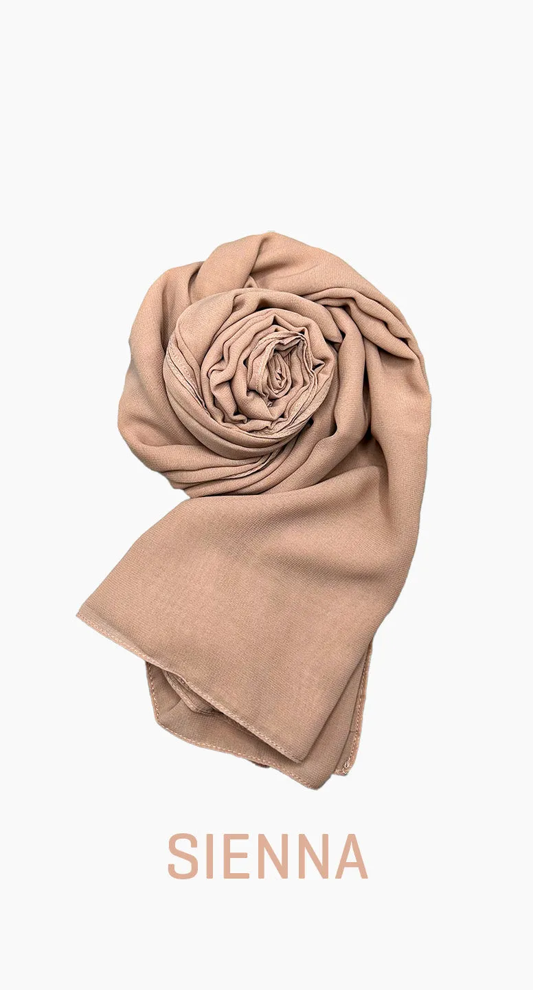 Chiffon Square satin scarf - amiiraa