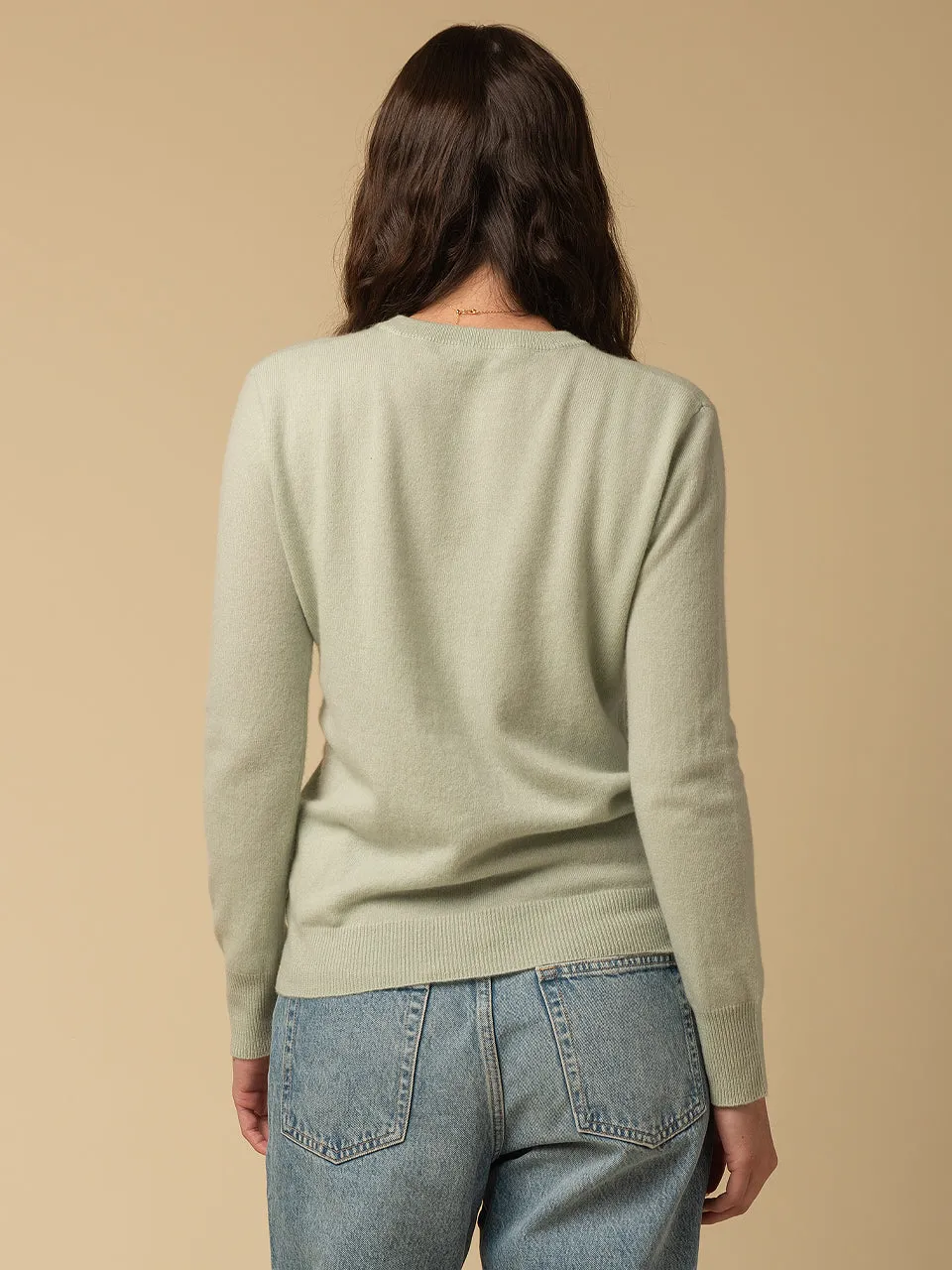 Classic Crew Neck Sweater_Pistachio