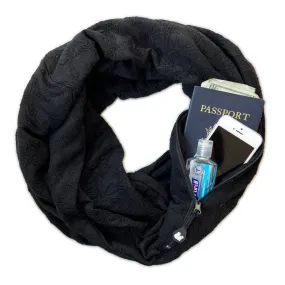 Convertible Infinity Scarf with Pocket™ | Mystic Black