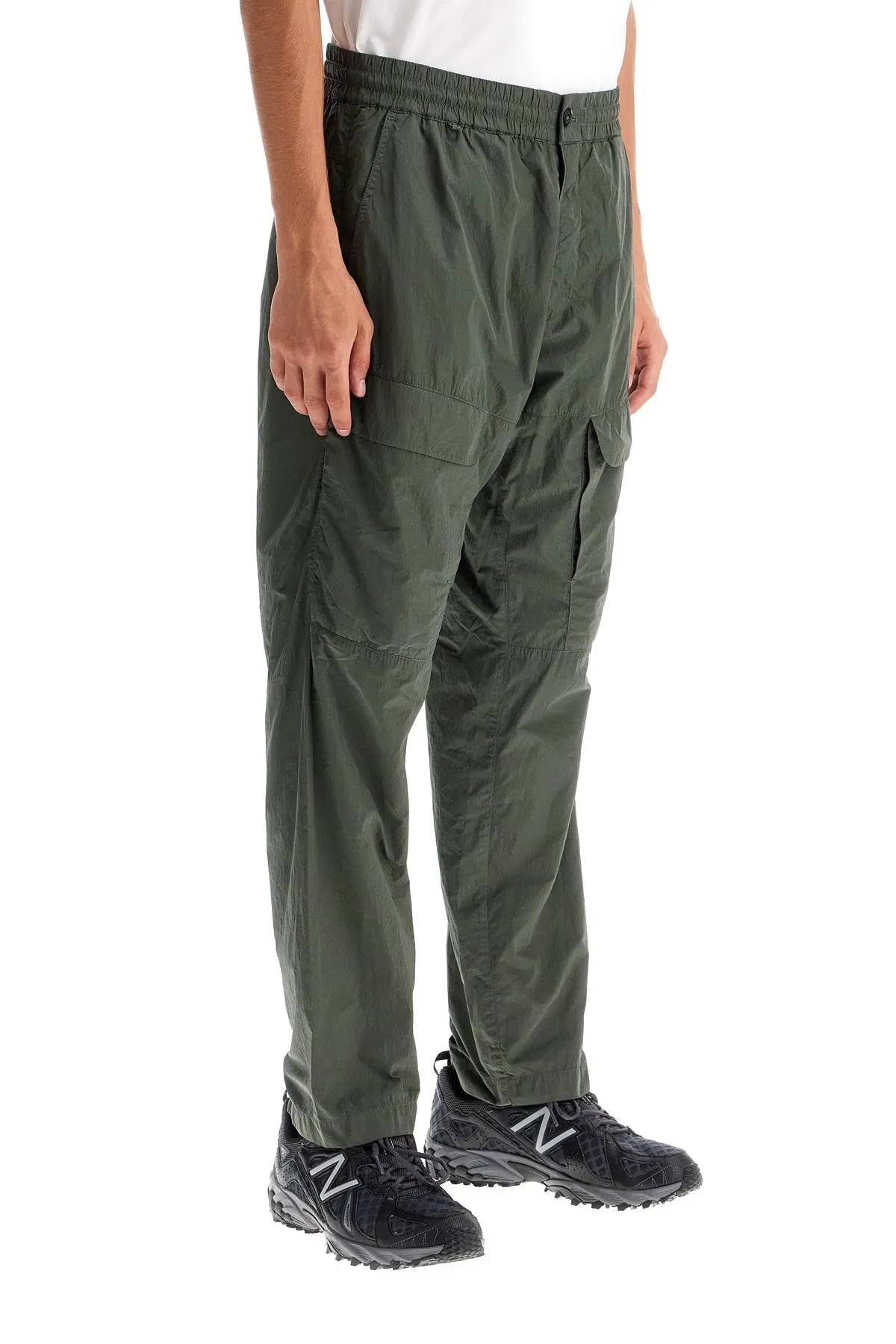 Cp Company Cargo Pants In Chrome-R Material