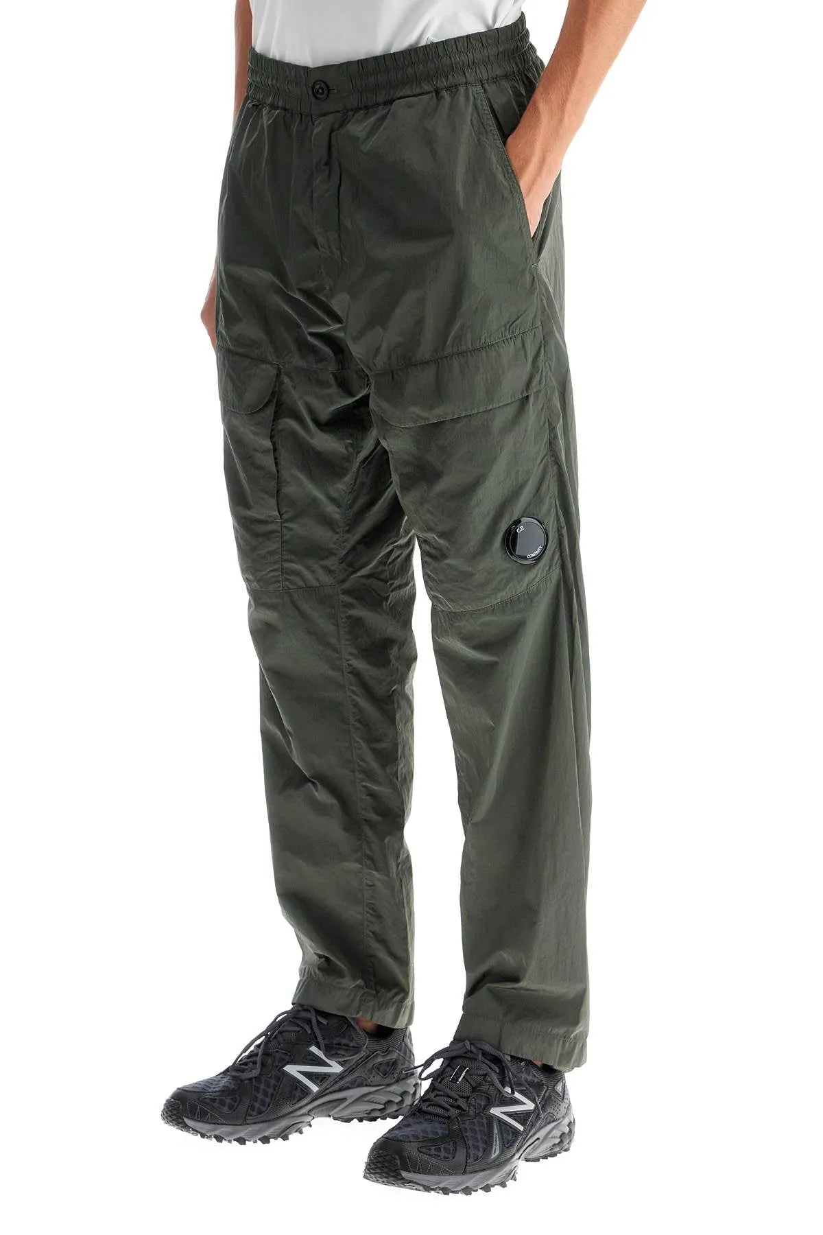 Cp Company Cargo Pants In Chrome-R Material