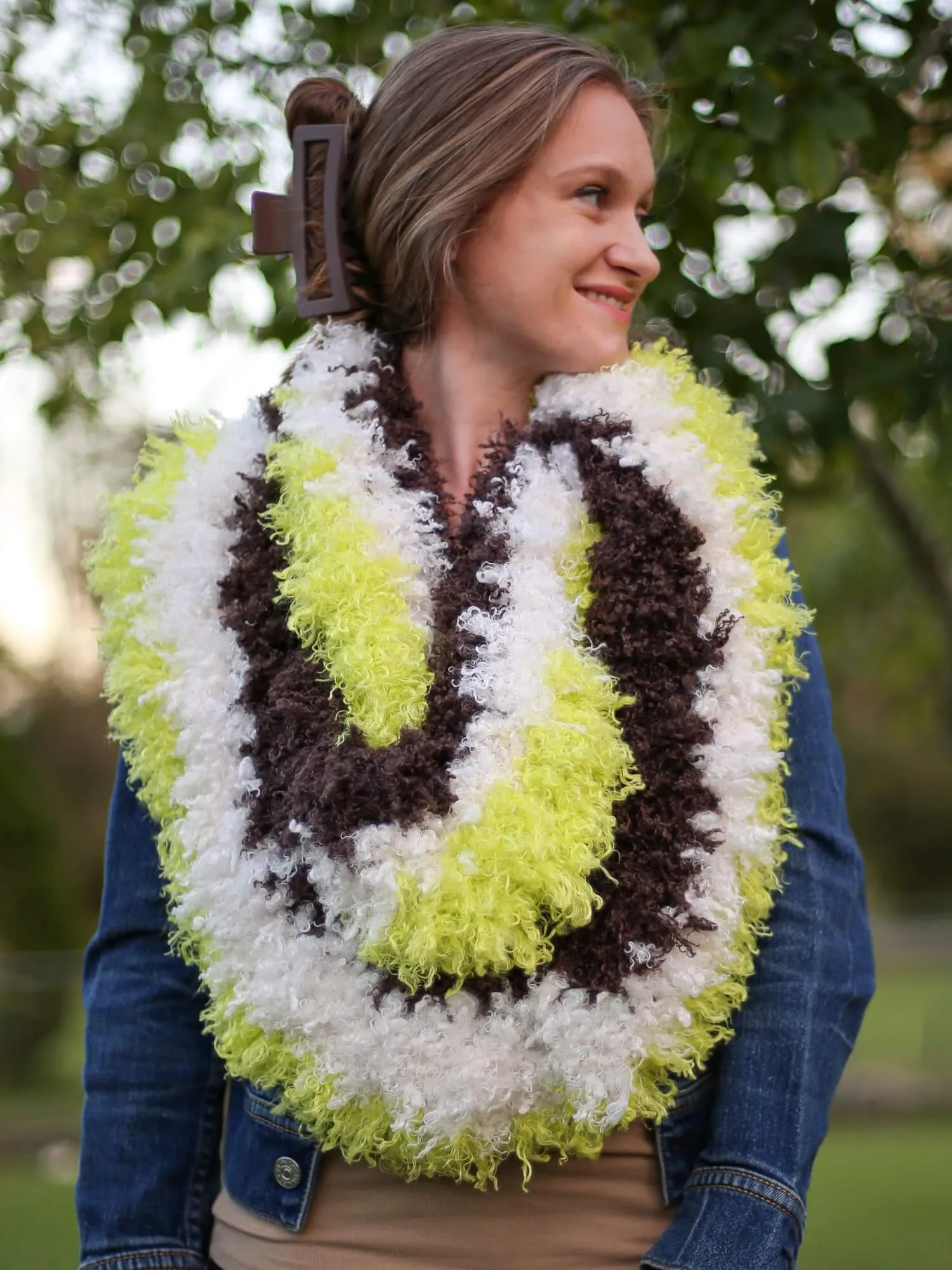 Crochet Kit - Circle Boa Scarf