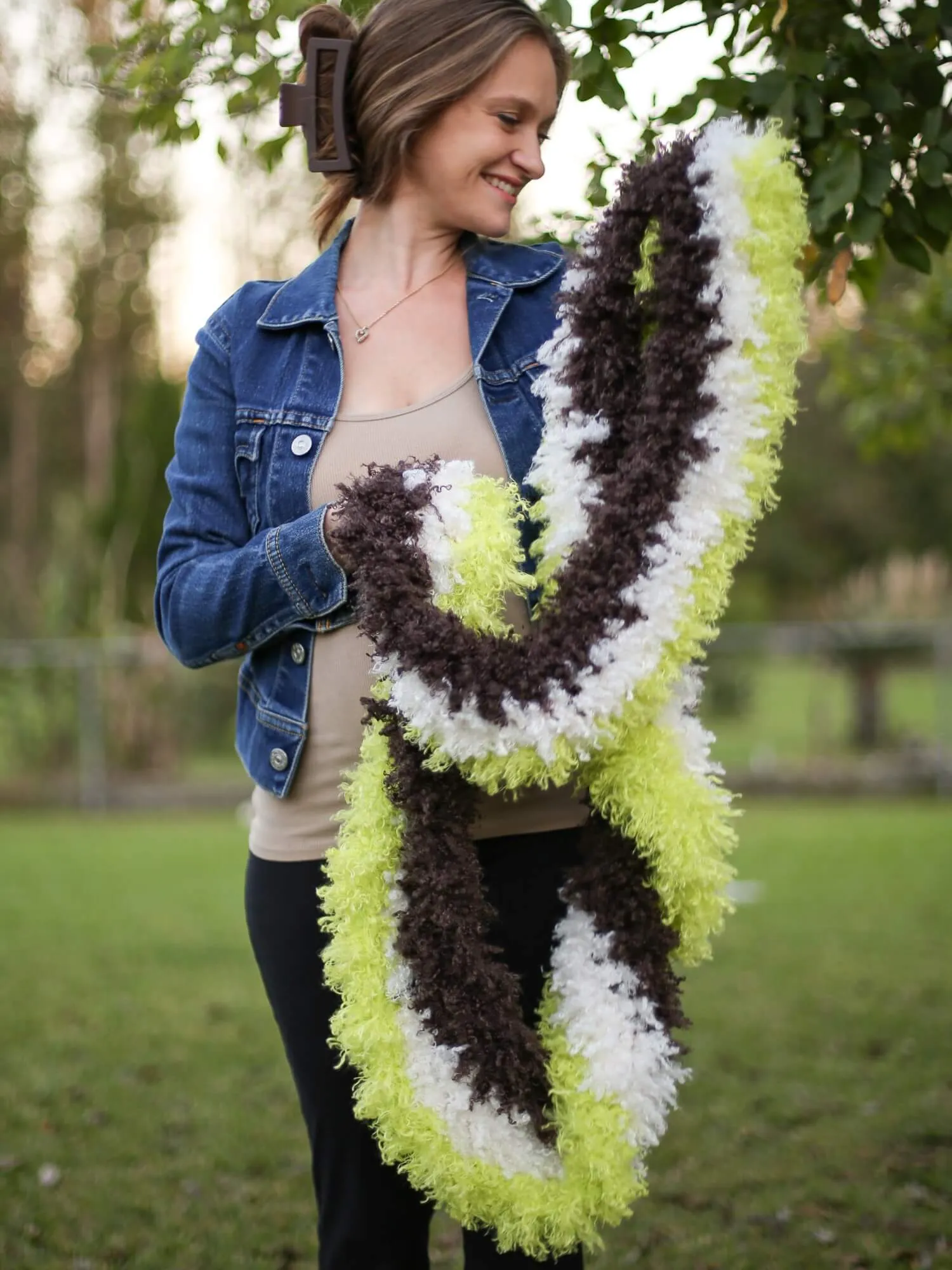 Crochet Kit - Circle Boa Scarf