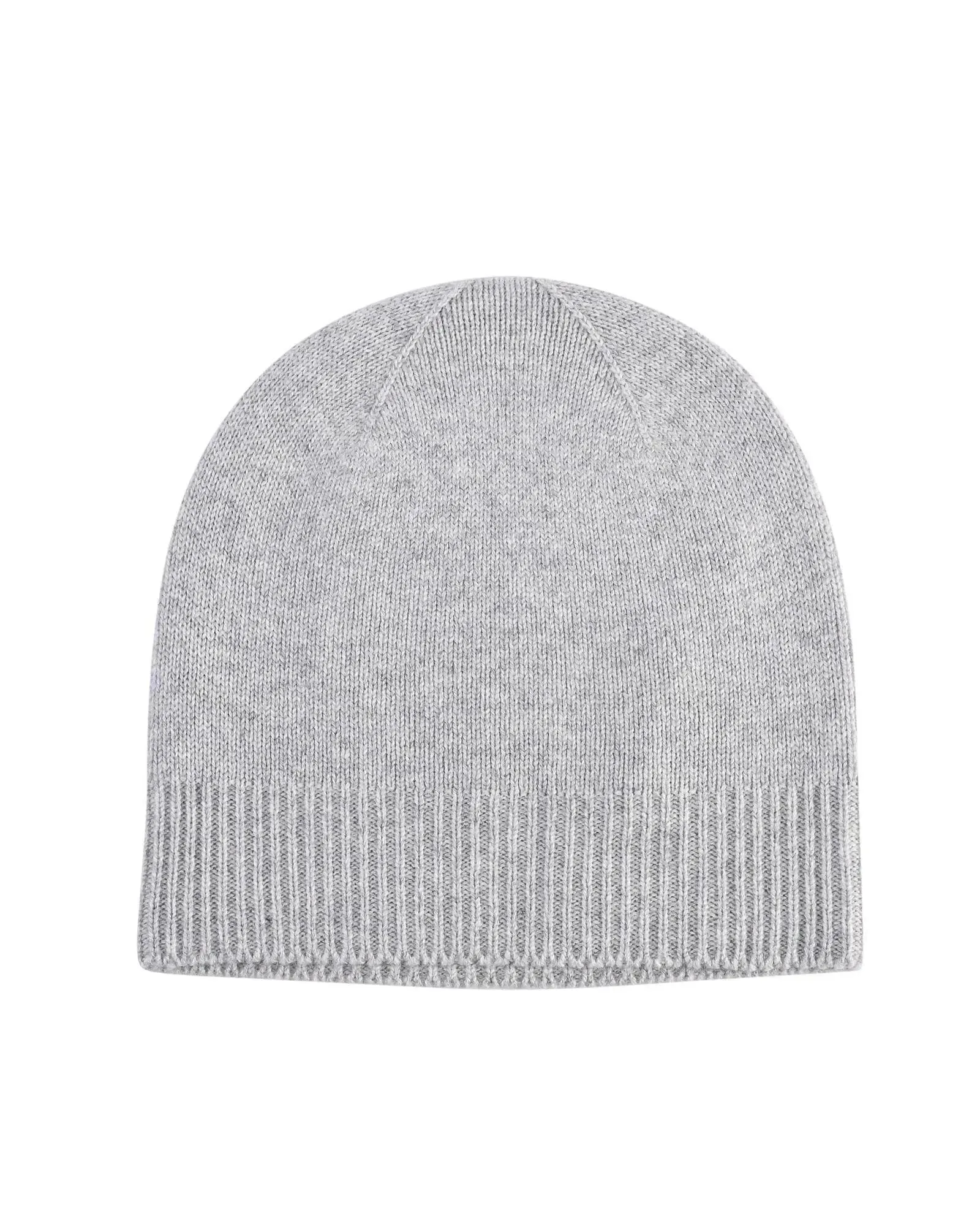 Crown of Edinburgh Cashmere Women's Luxury Cashmere Women Beanie Hat in Grigio Perla - One Size