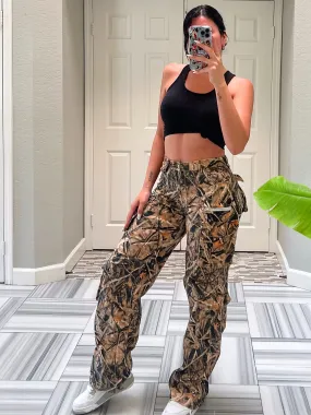 Crystal Cargo Pants (Camo)