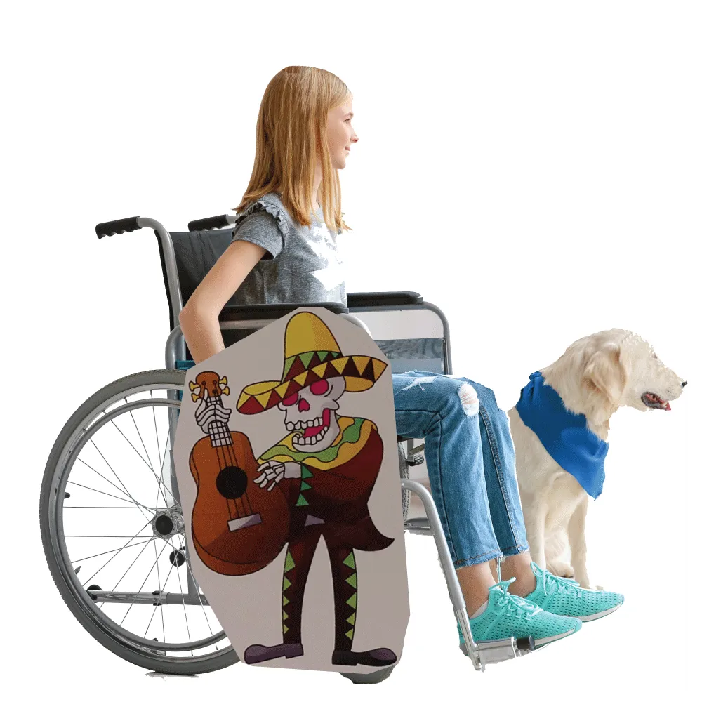 Day of the Dead Wheelchair Costume Child's