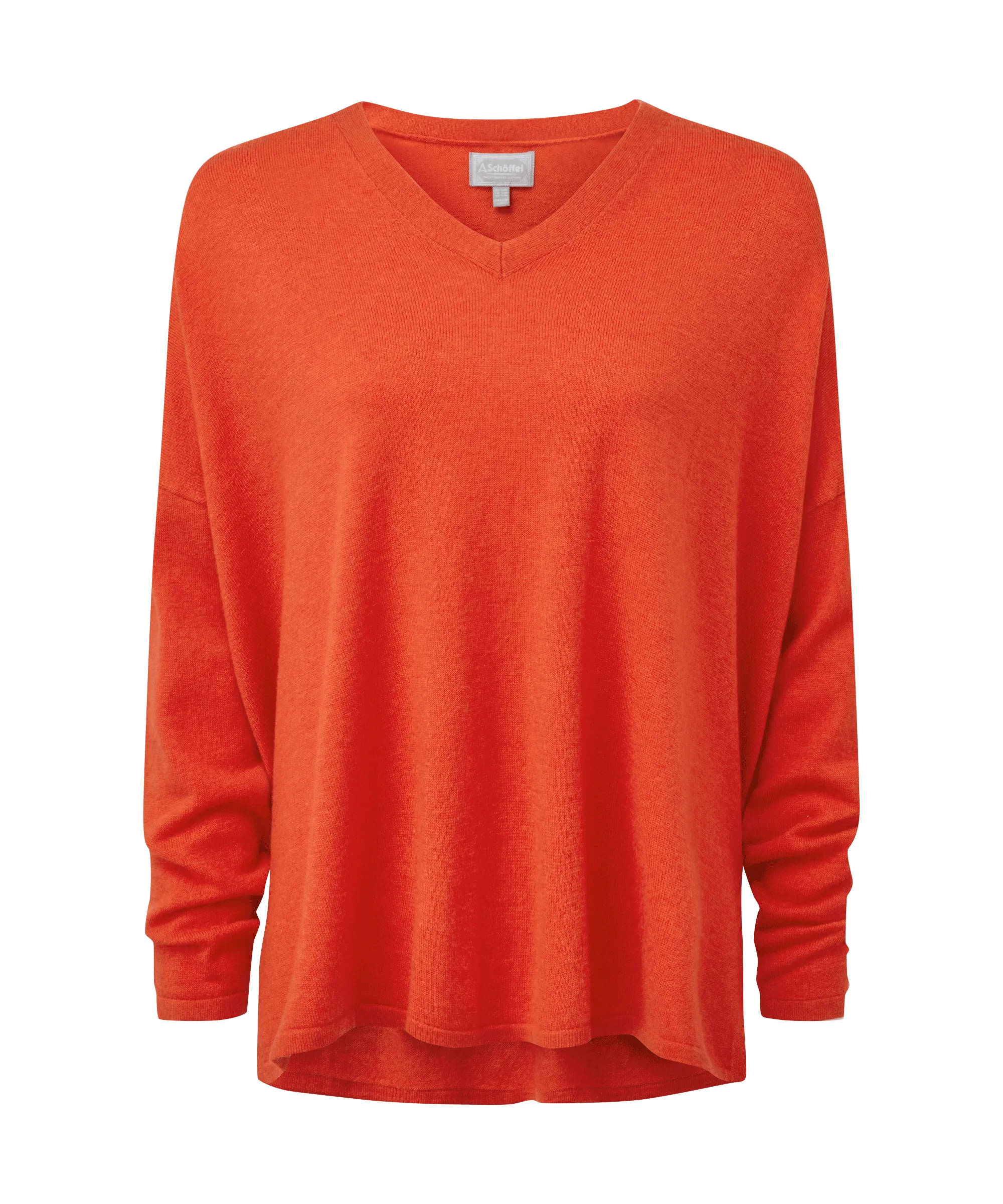 Devon Merino Jumper - Tangerine