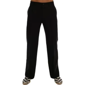 Dolce & Gabbana Elegant Black Cotton Stretch Pants