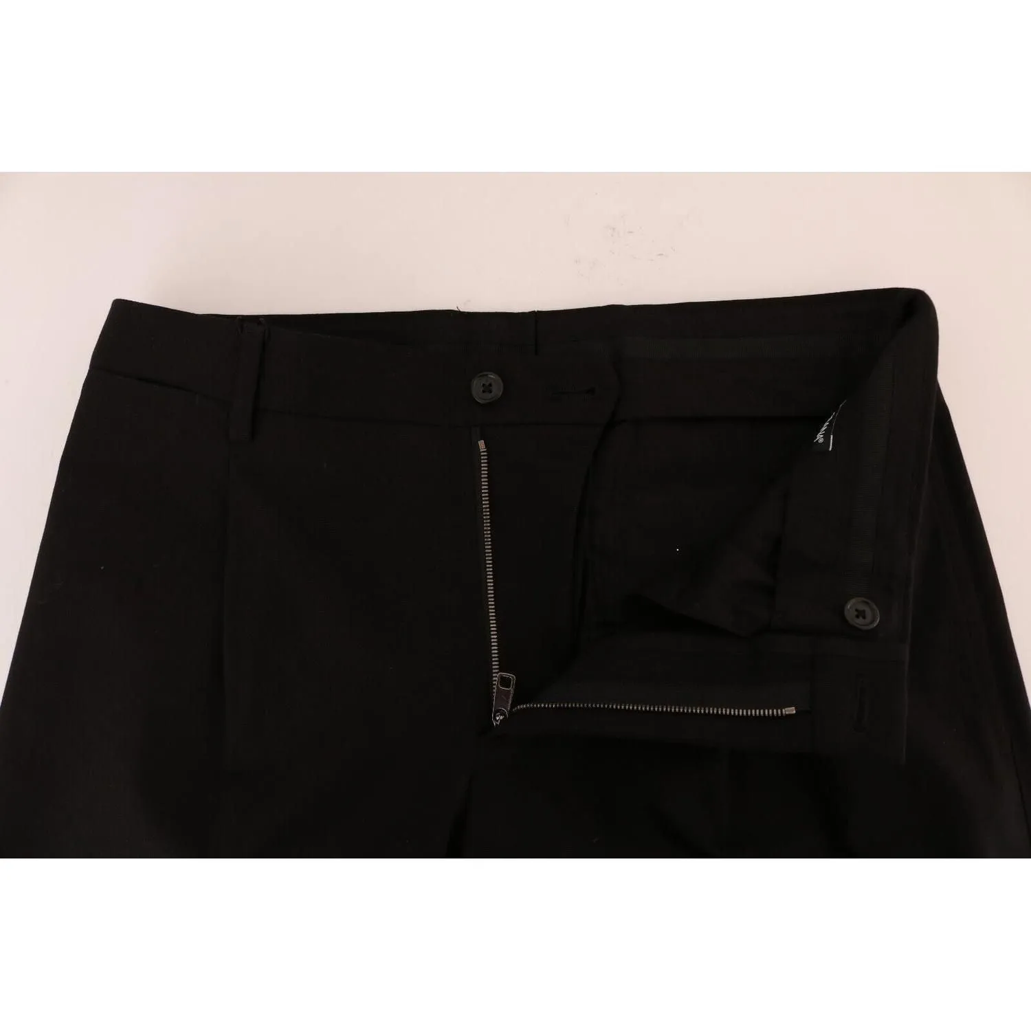 Dolce & Gabbana Elegant Black Cotton Stretch Pants