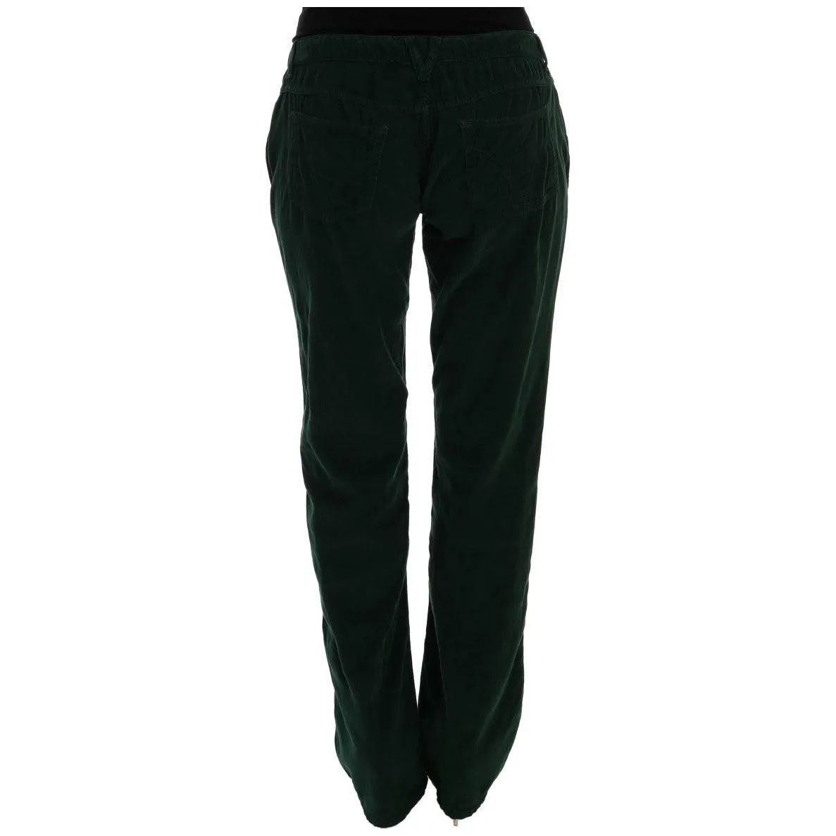 Dolce & Gabbana Elegant Green Cotton Blend Trousers