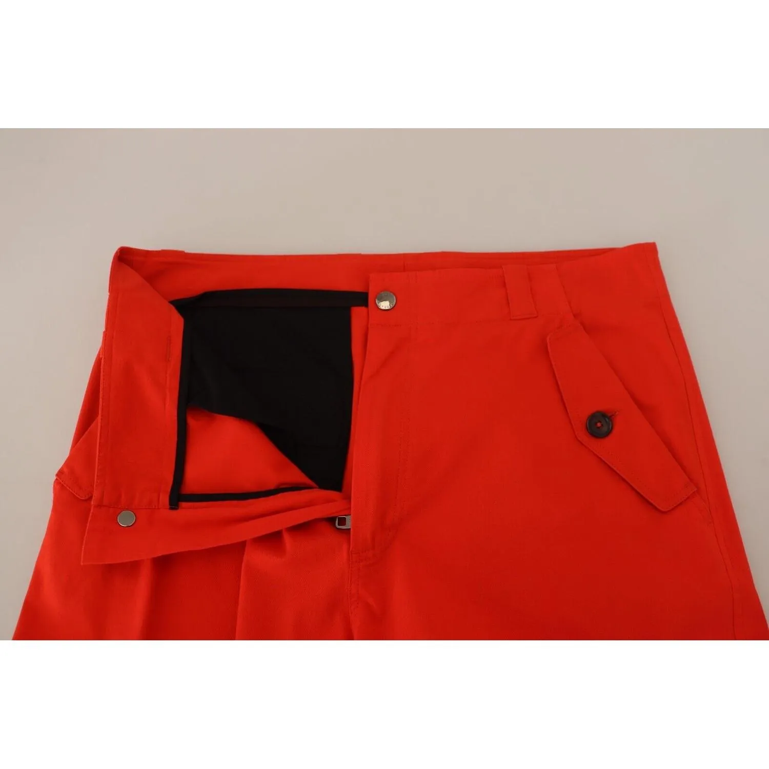 Dolce & Gabbana Elegant Red Cotton Blend Trousers