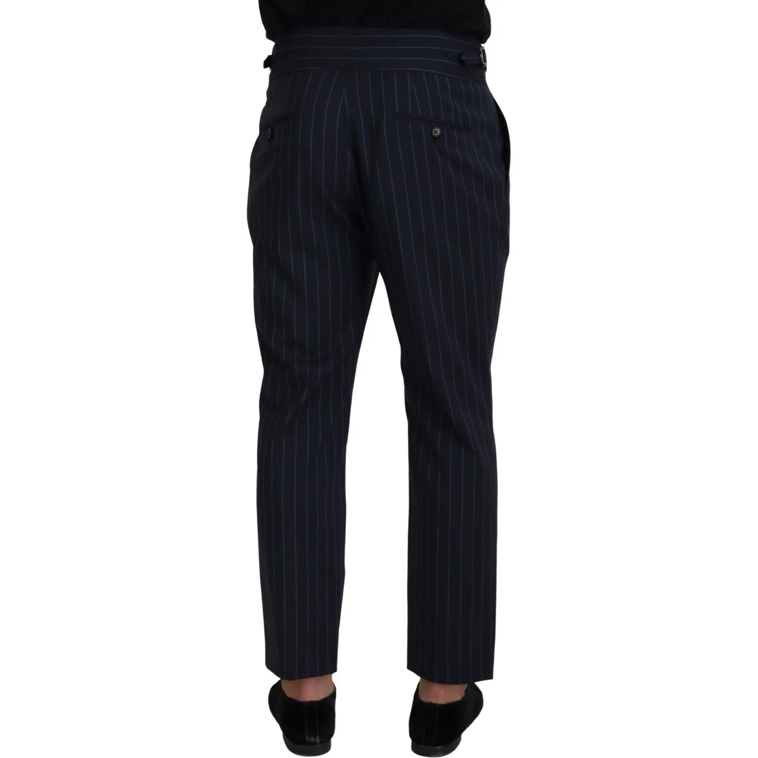 Dolce & Gabbana Elegant Stripe Virgin Wool Trousers