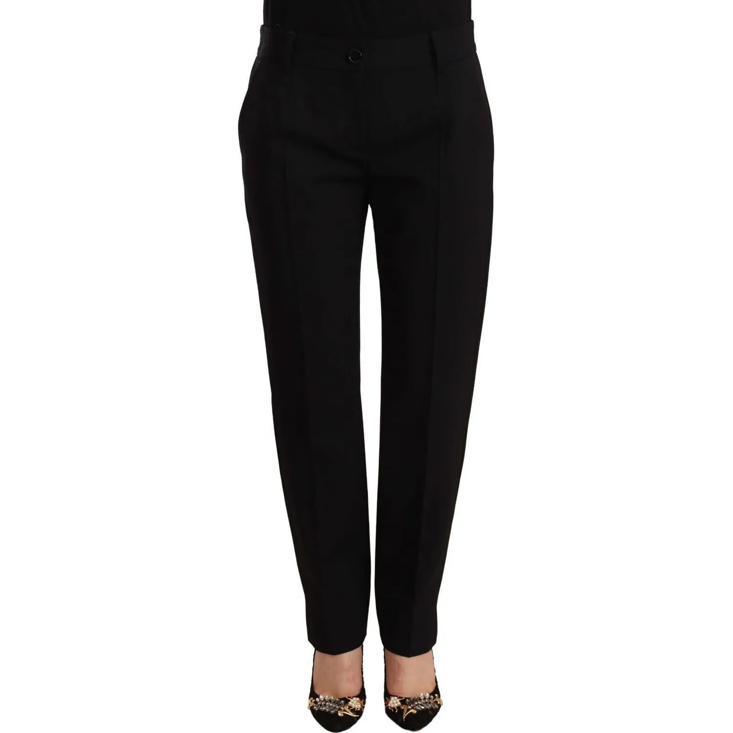 Dolce & Gabbana Elegant Tailored Wool Blend Trousers