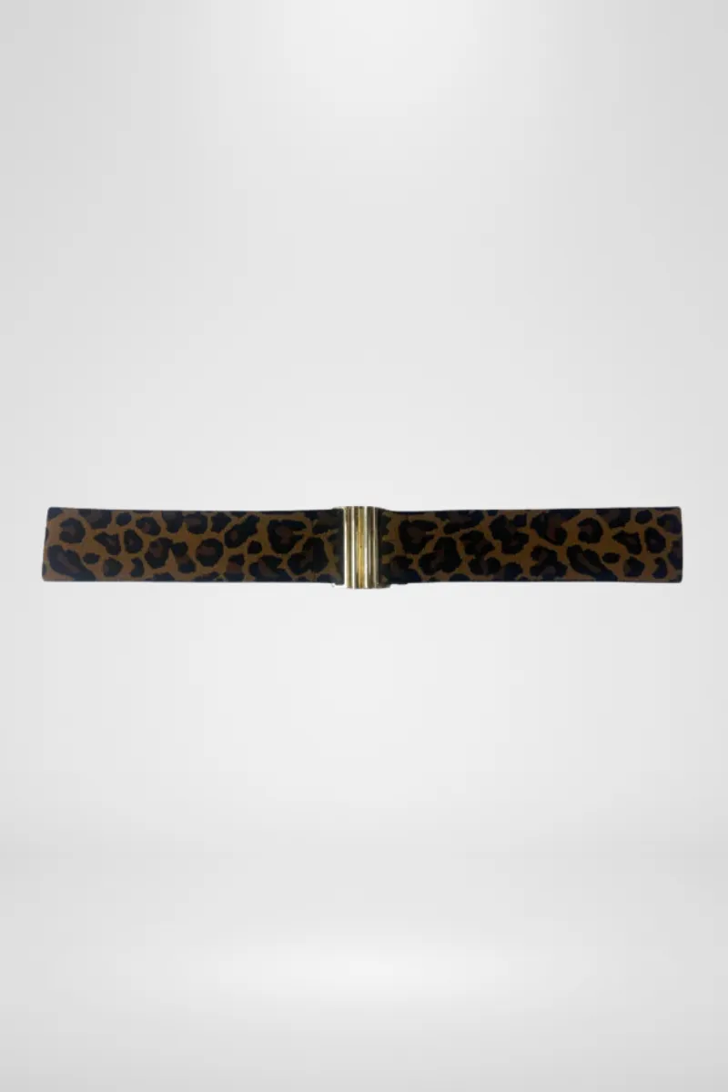 Elastic Belt By 365 Days - Animal Print