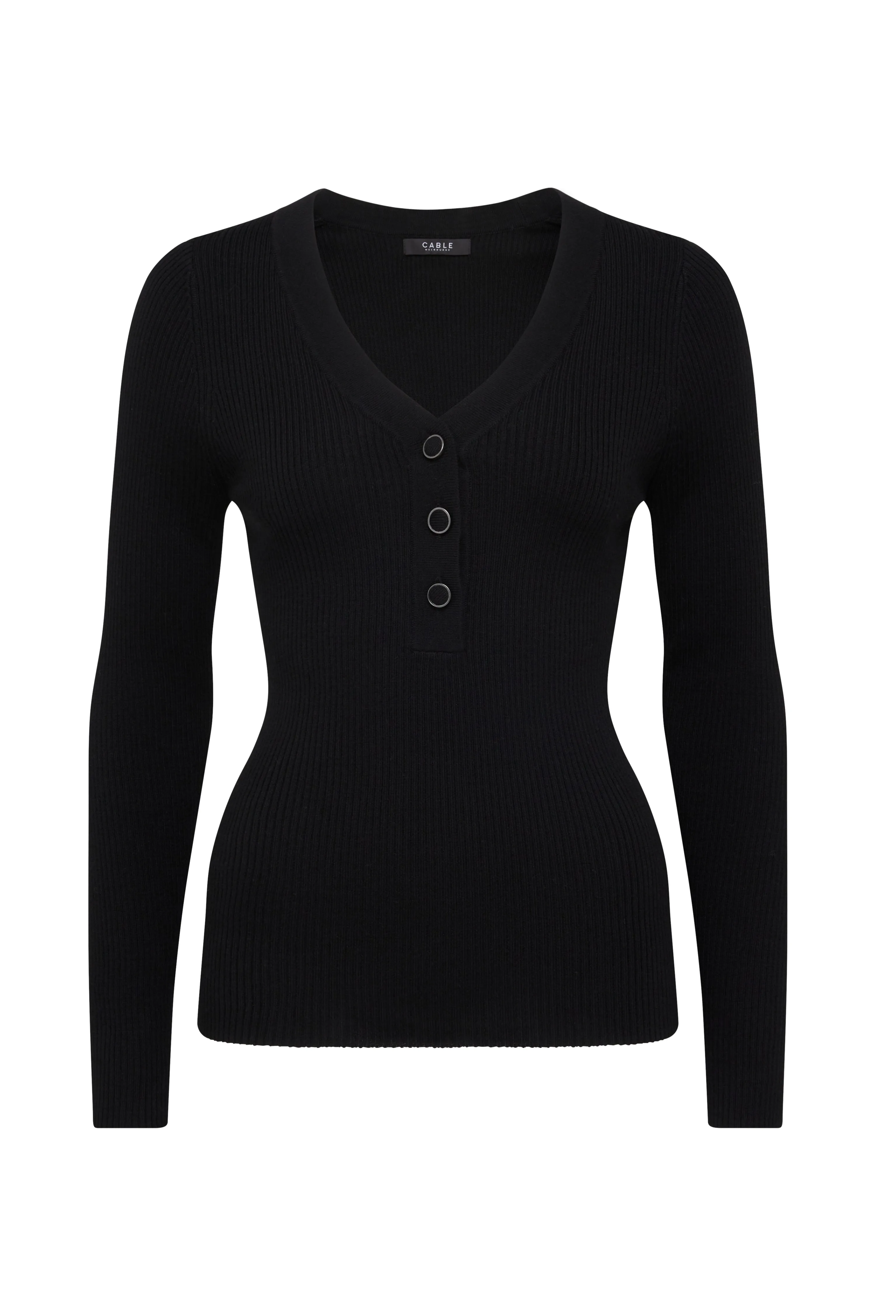 Elsa Merino Jumper - Black