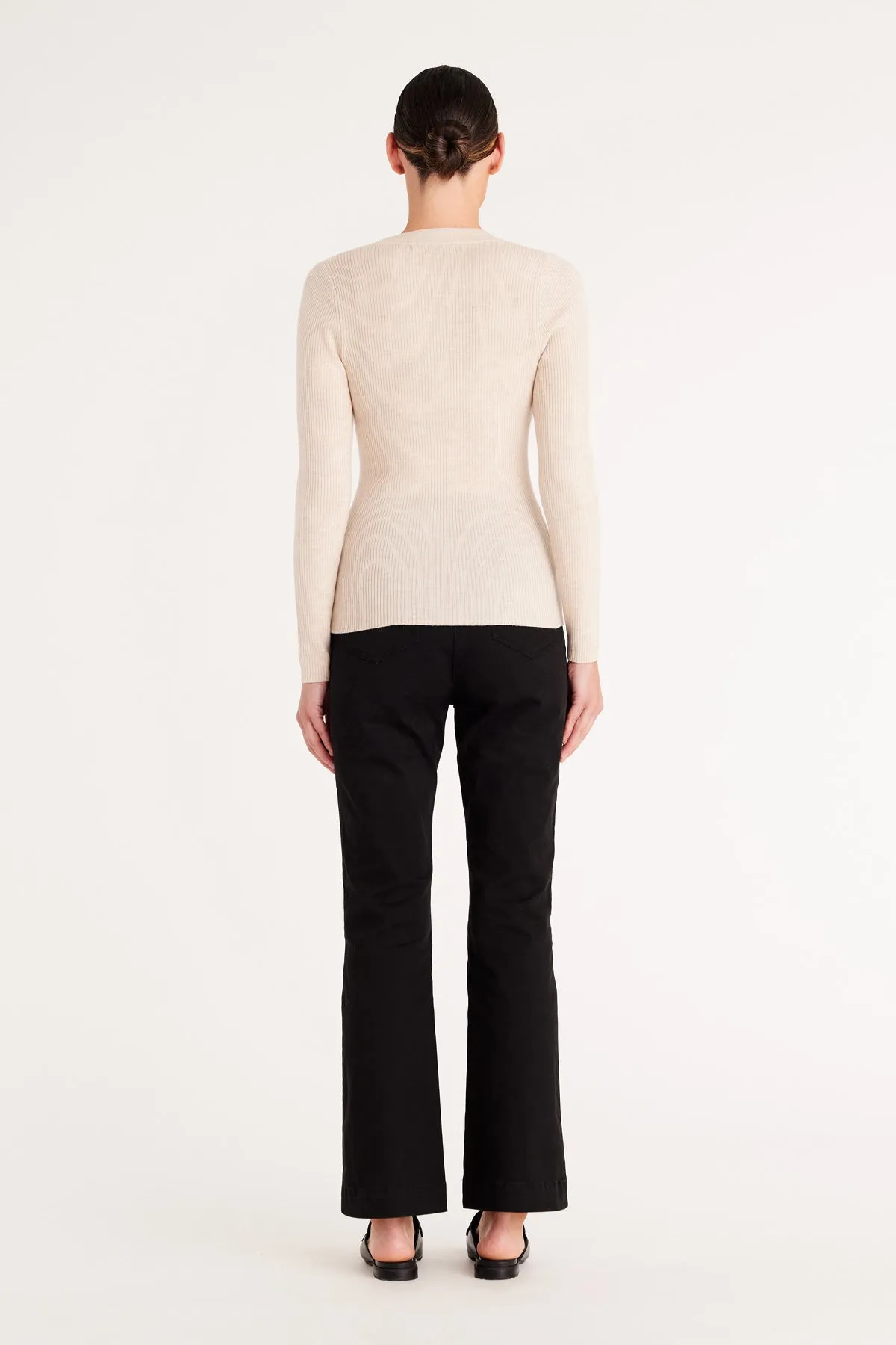 Elsa Merino Jumper - Wheat