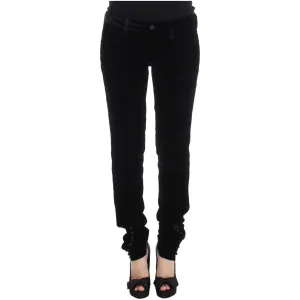 Ermanno Scervino Elegant Black Slim Fit Trousers