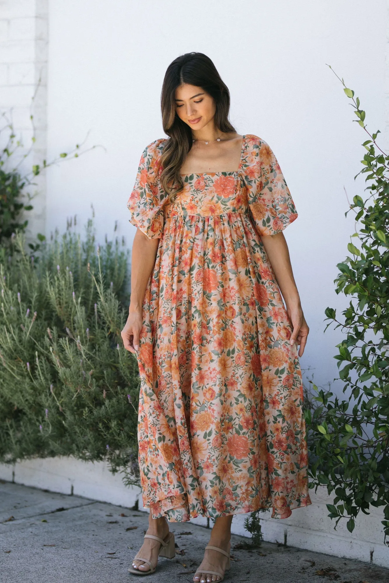 Estelle Babydoll Maxi Dress