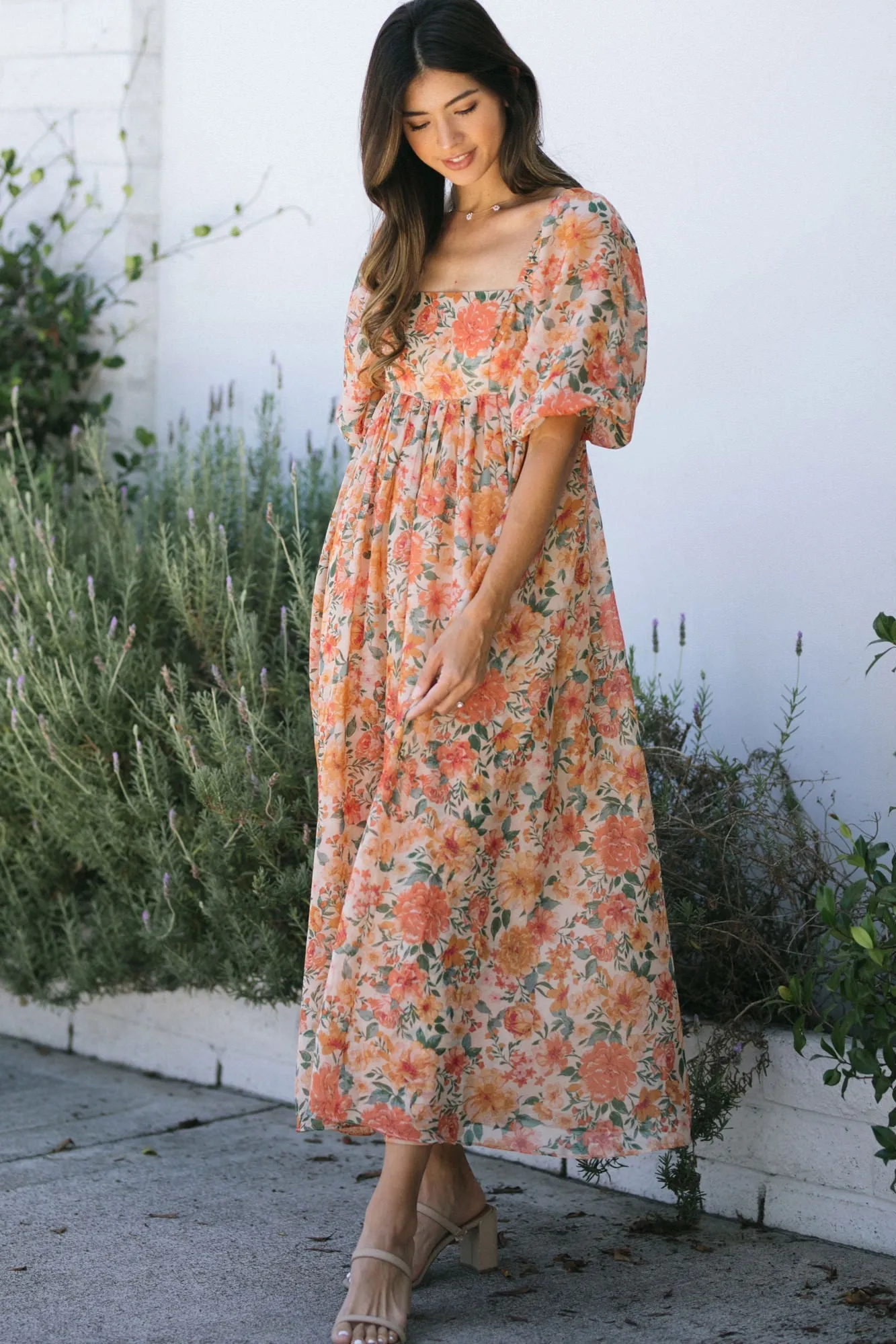 Estelle Babydoll Maxi Dress