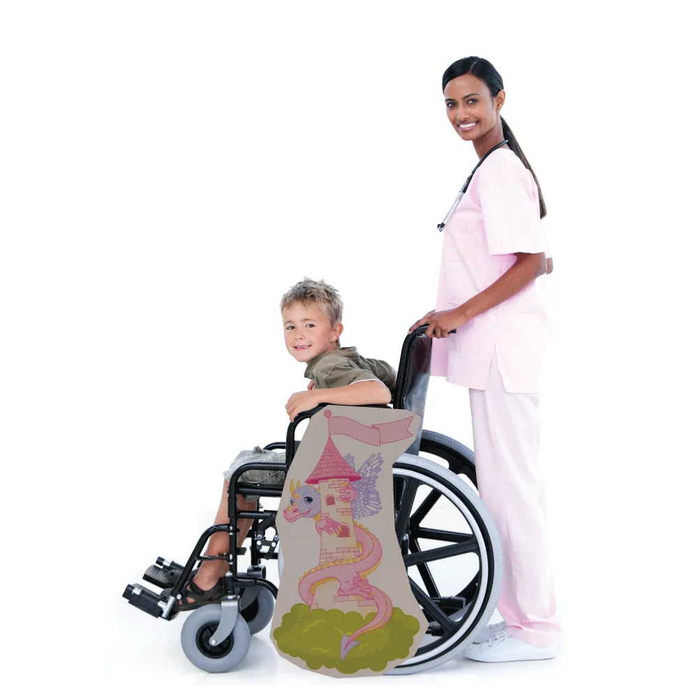 Fairy Tale Tower with Dragon Wheelchair Costume Child's