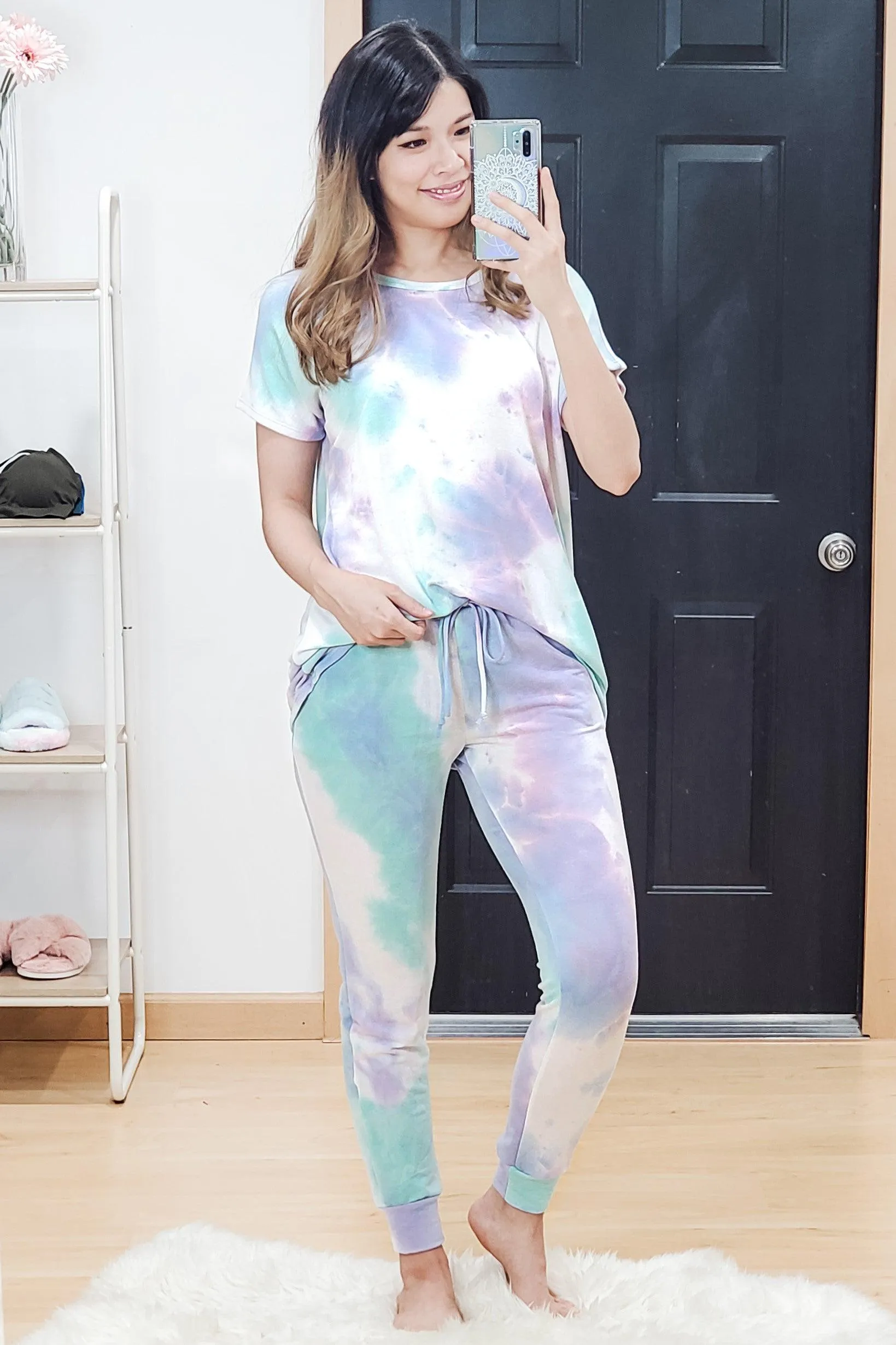 FINAL SALE -  Watercolor Tie Dye Joggers