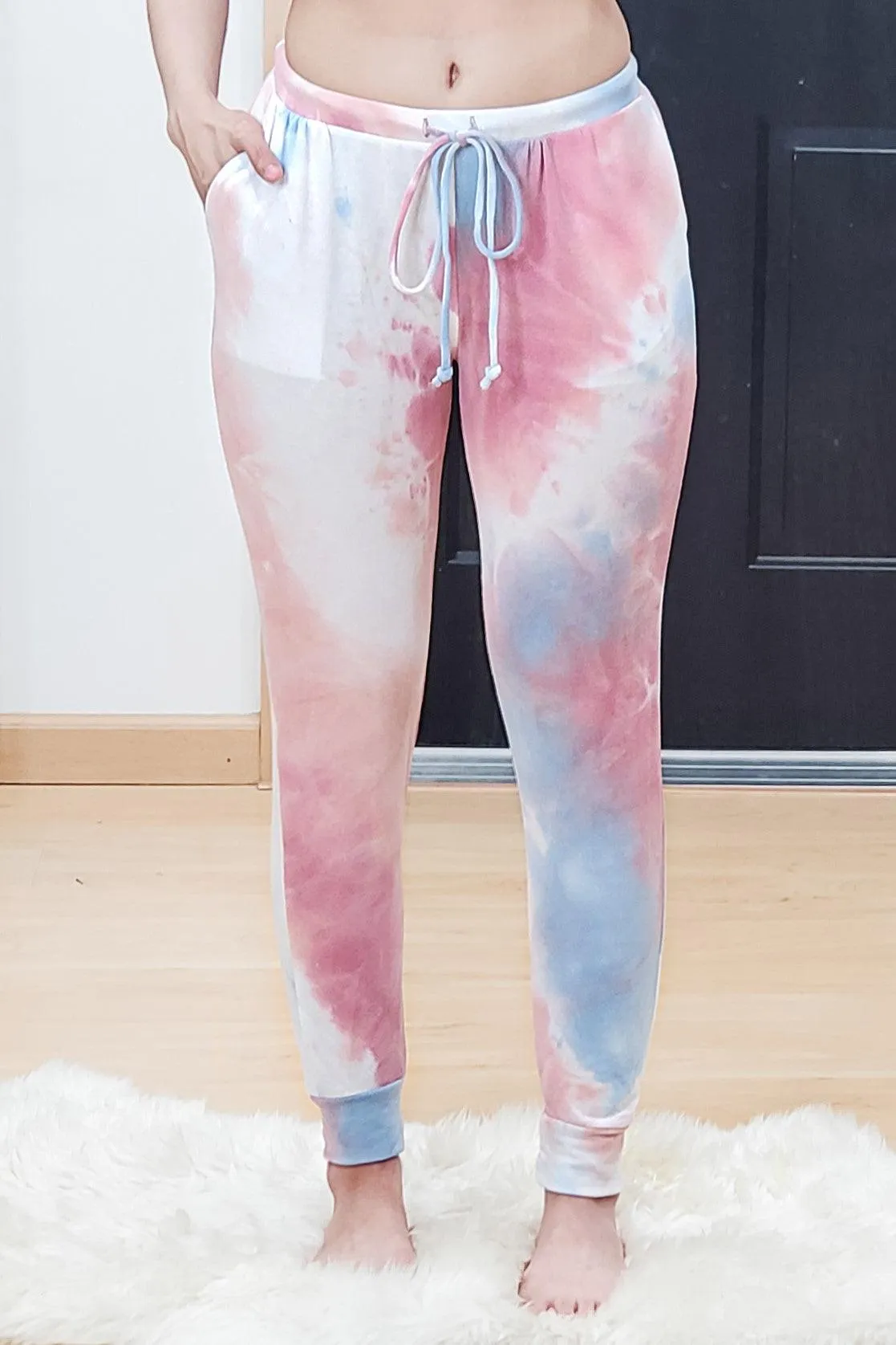 FINAL SALE -  Watercolor Tie Dye Joggers