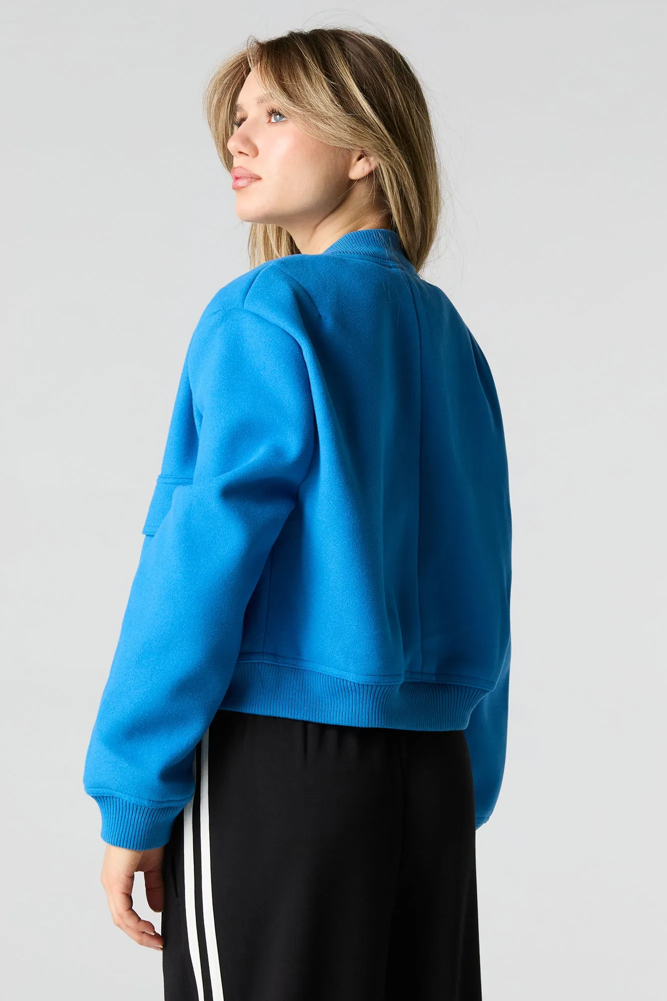 Fleece Bomber Jacket