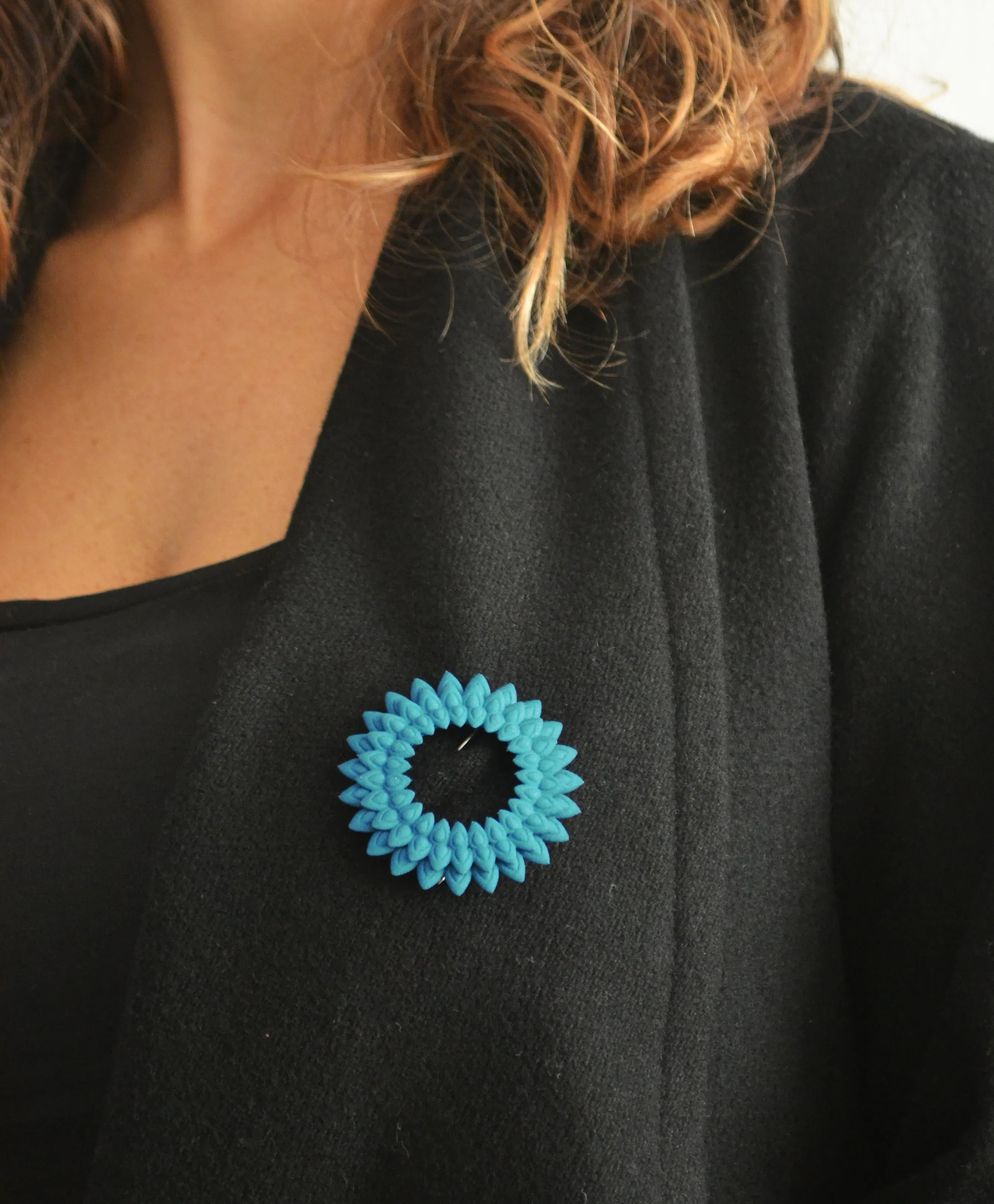 Flower Brooch - Dahlia