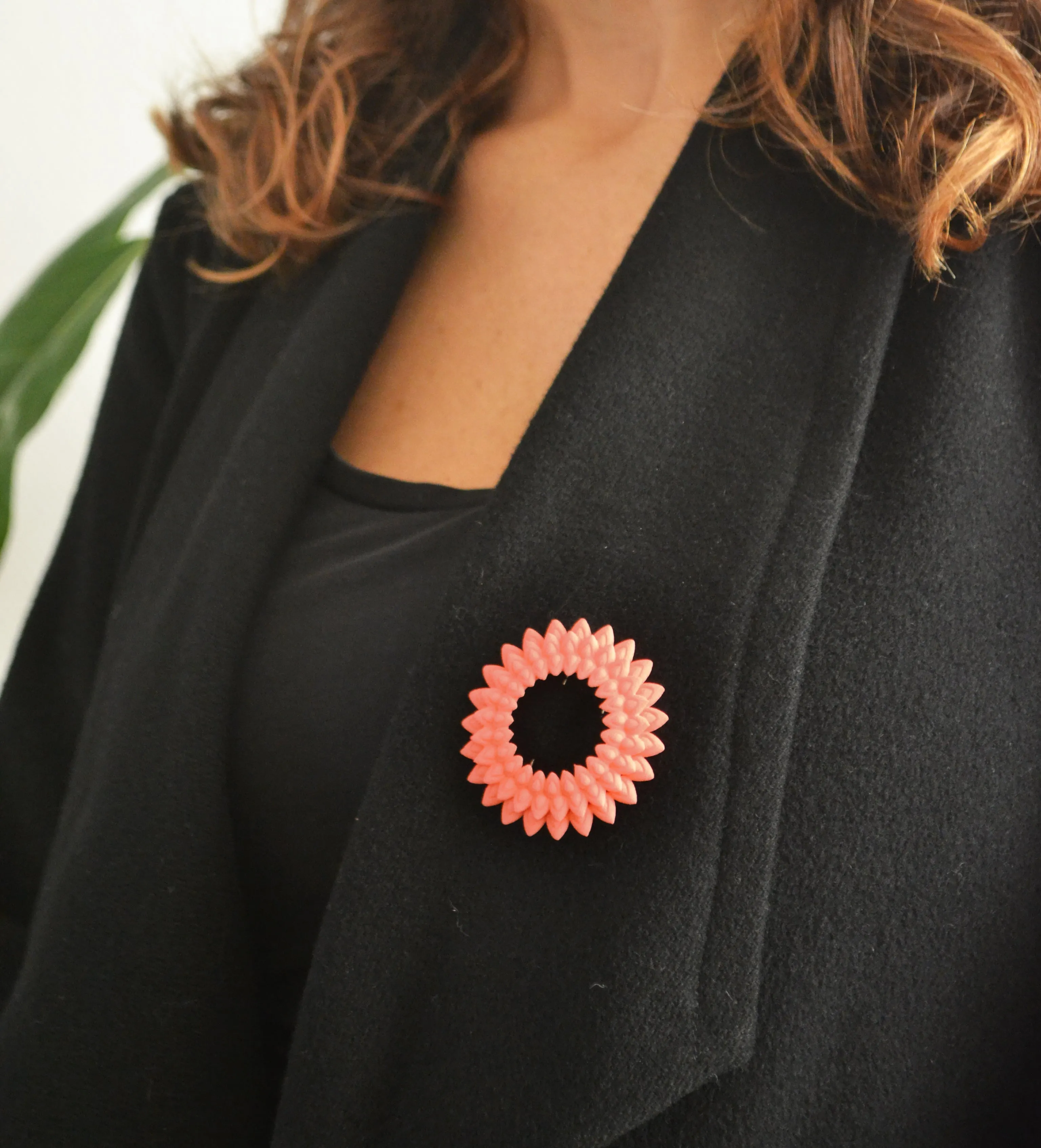 Flower Brooch - Dahlia