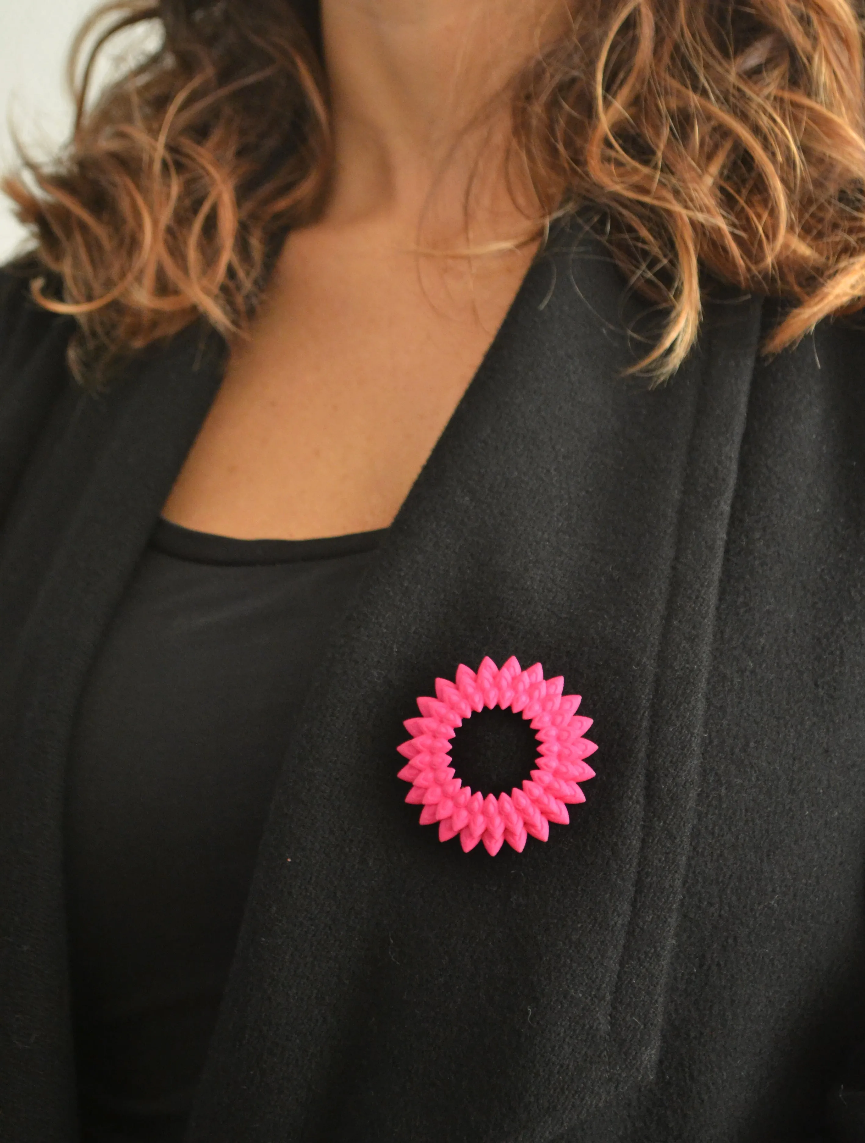 Flower Brooch - Dahlia