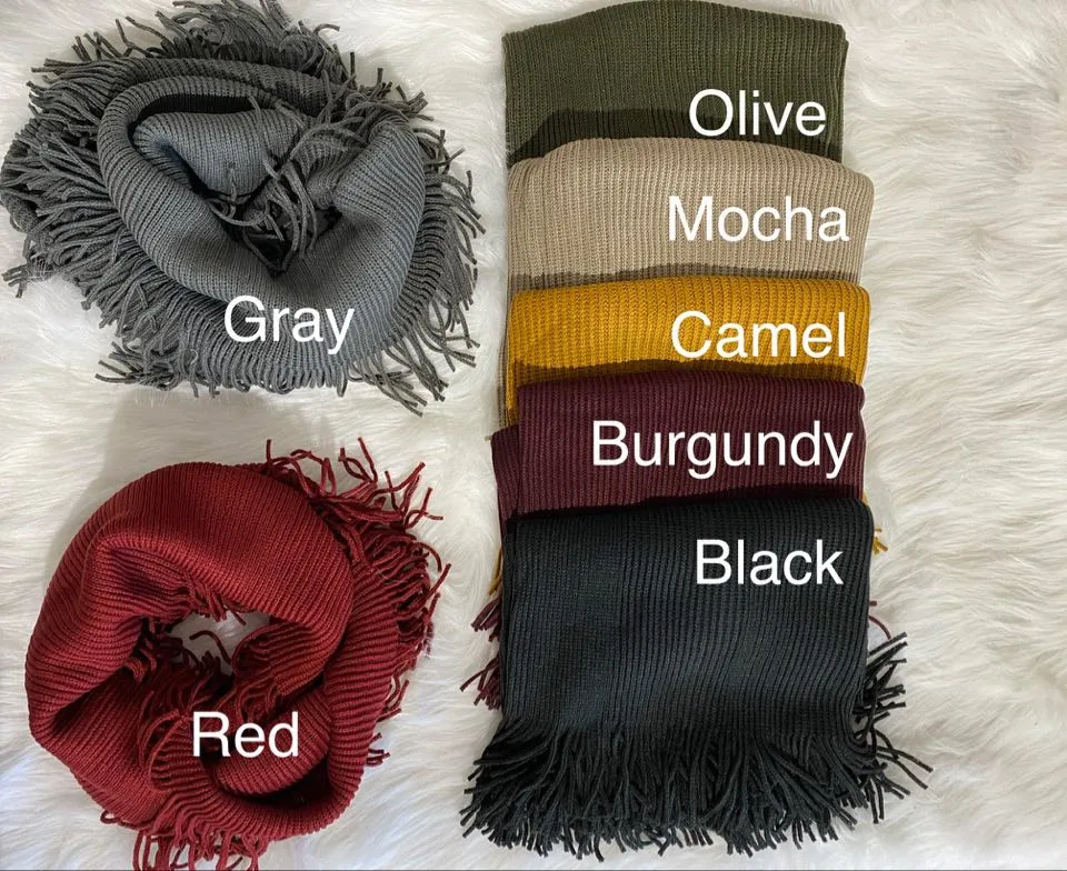 Fringe Infinity Scarf - Final Sale