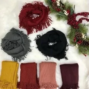 Fringe Infinity Scarf - Final Sale