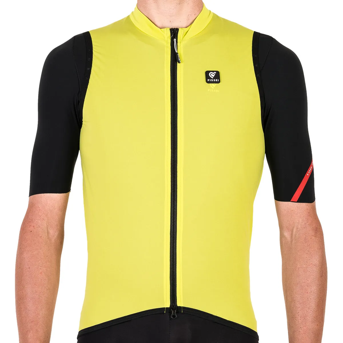 Gilet antivento Pissei Prima Pelle - Lime