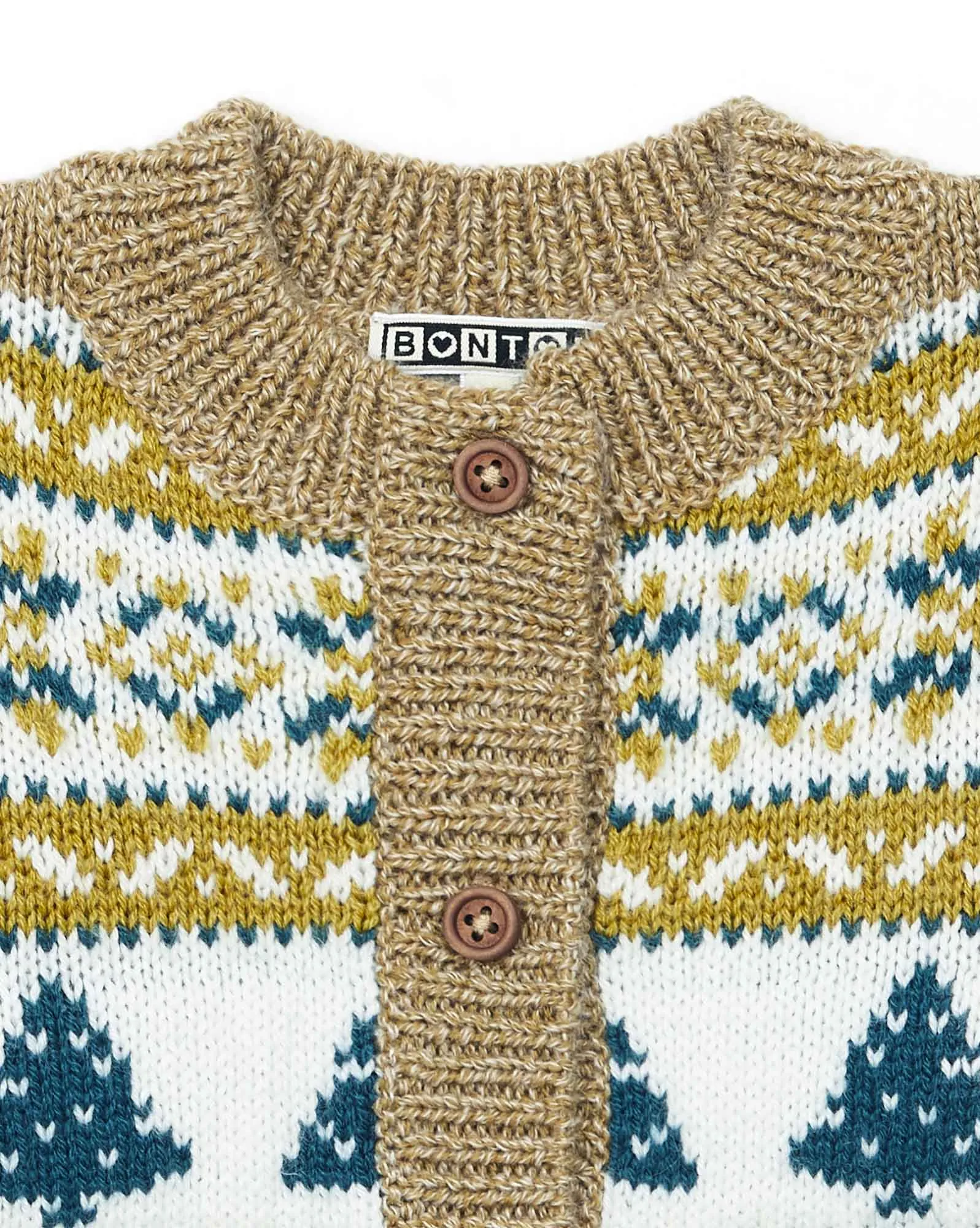 Gilet Bébé Imprimé Jacquard Noël