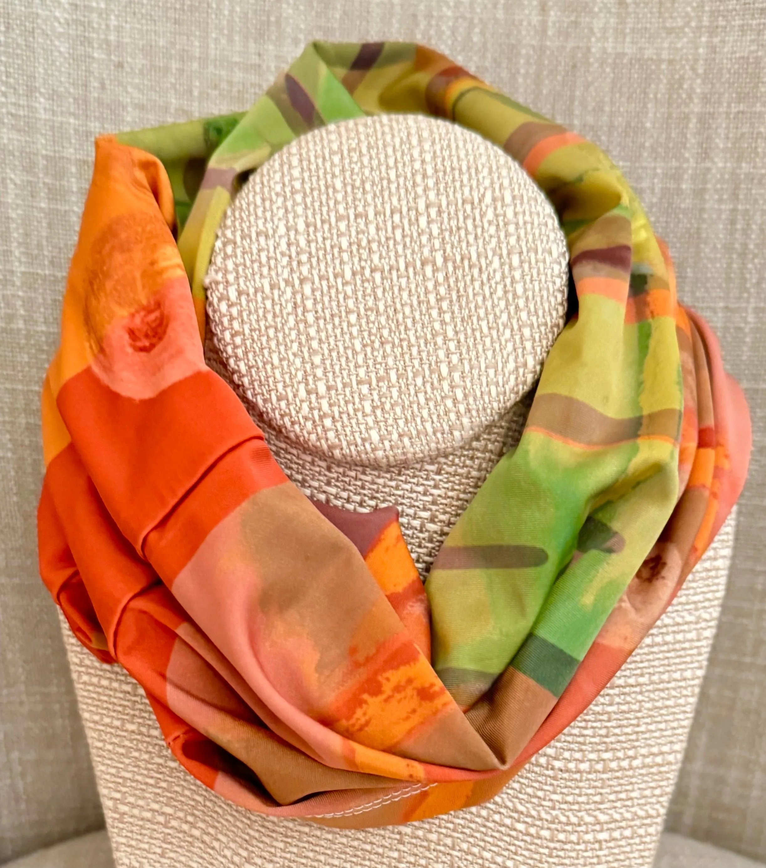 Giving, an infinity scarf