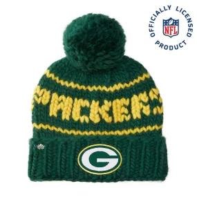 GREEN BAY PACKERS LELE SADOUGHI X NFL FOREST GREEN BEANIE YARN POM