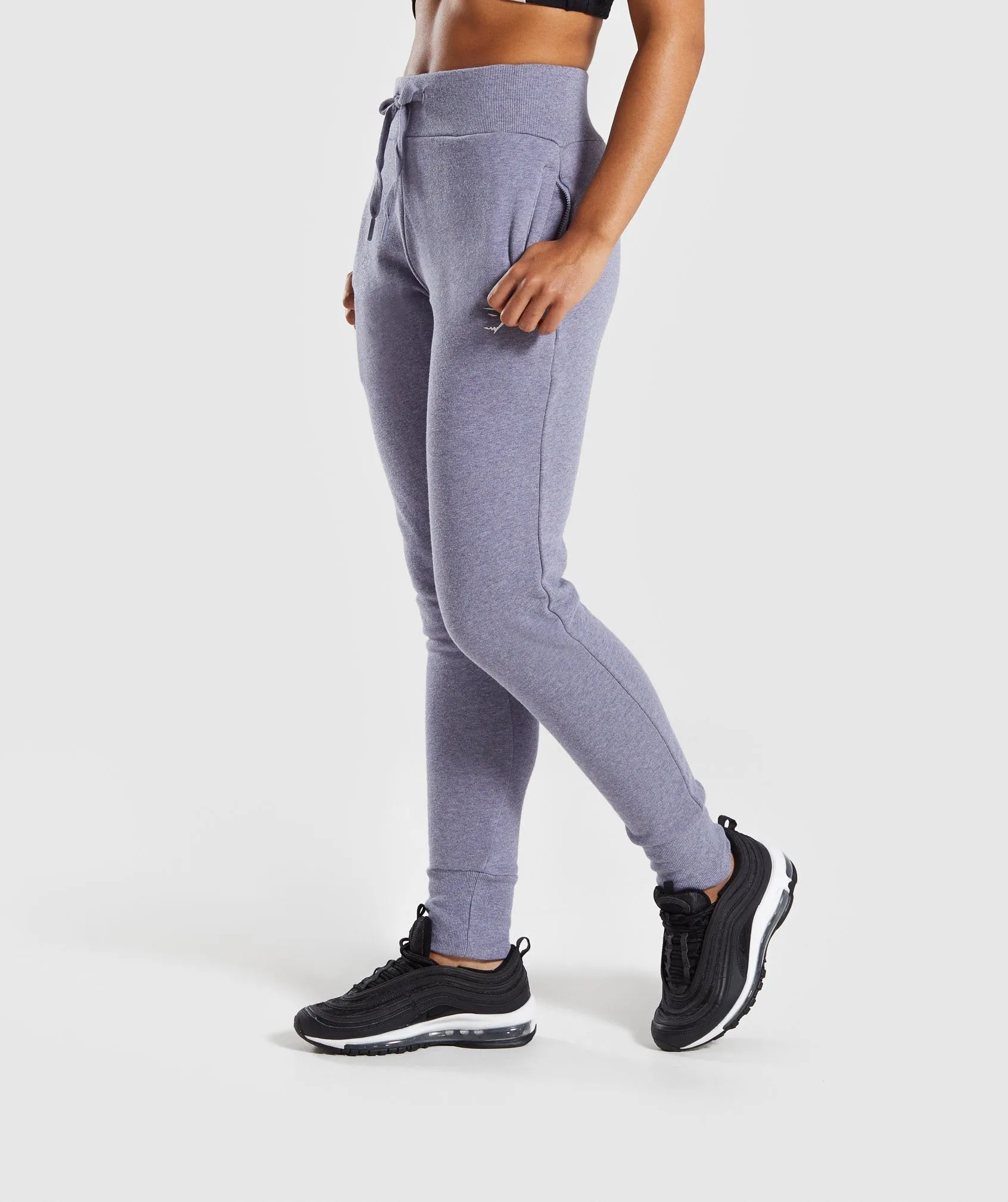 Gymshark High Waisted Joggers - Steel Blue