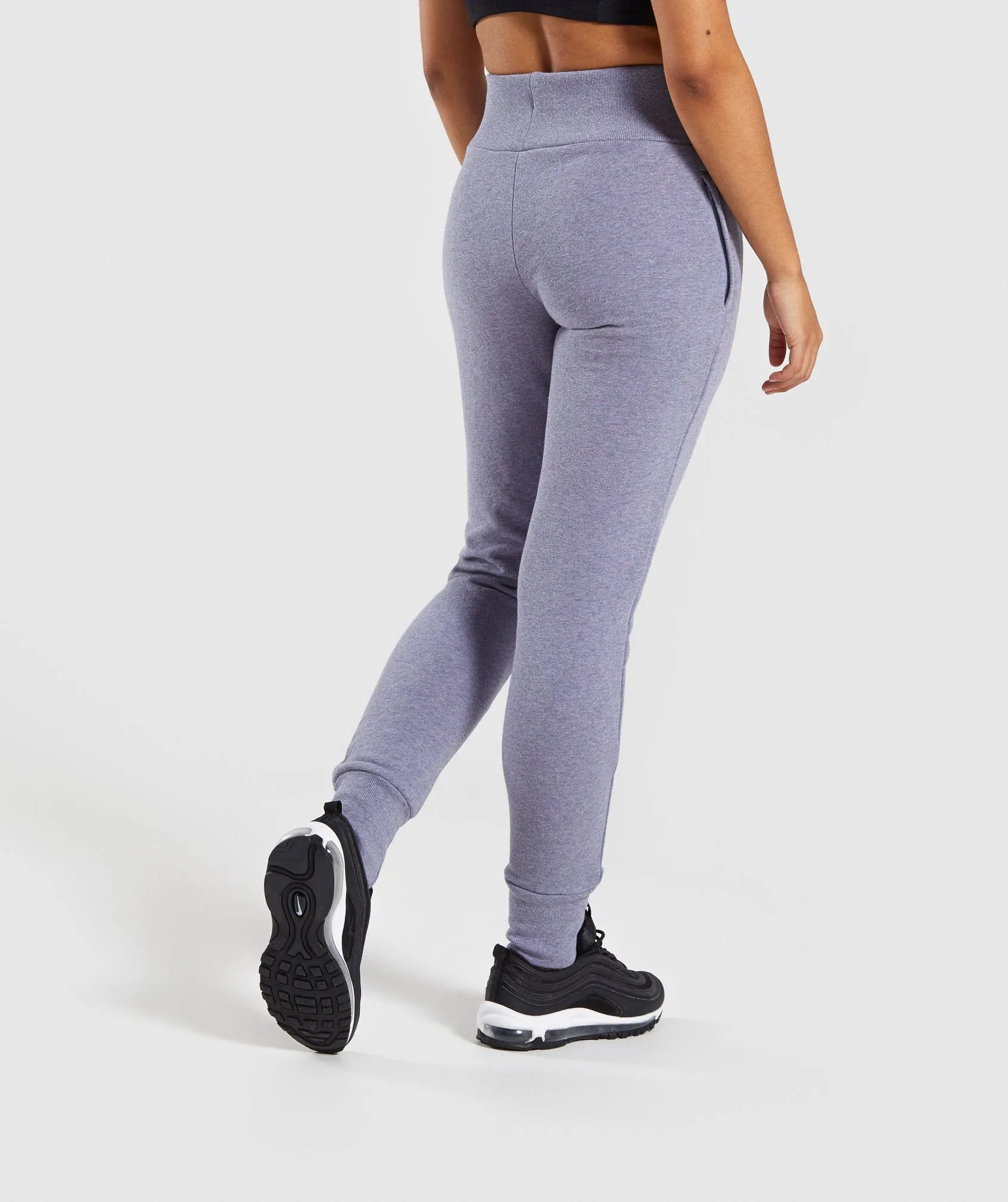 Gymshark High Waisted Joggers - Steel Blue